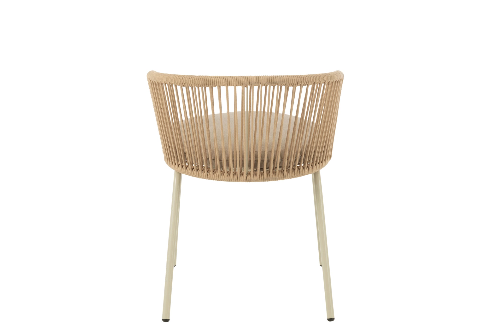 Stuhl Toa Stahl/Seil Beige