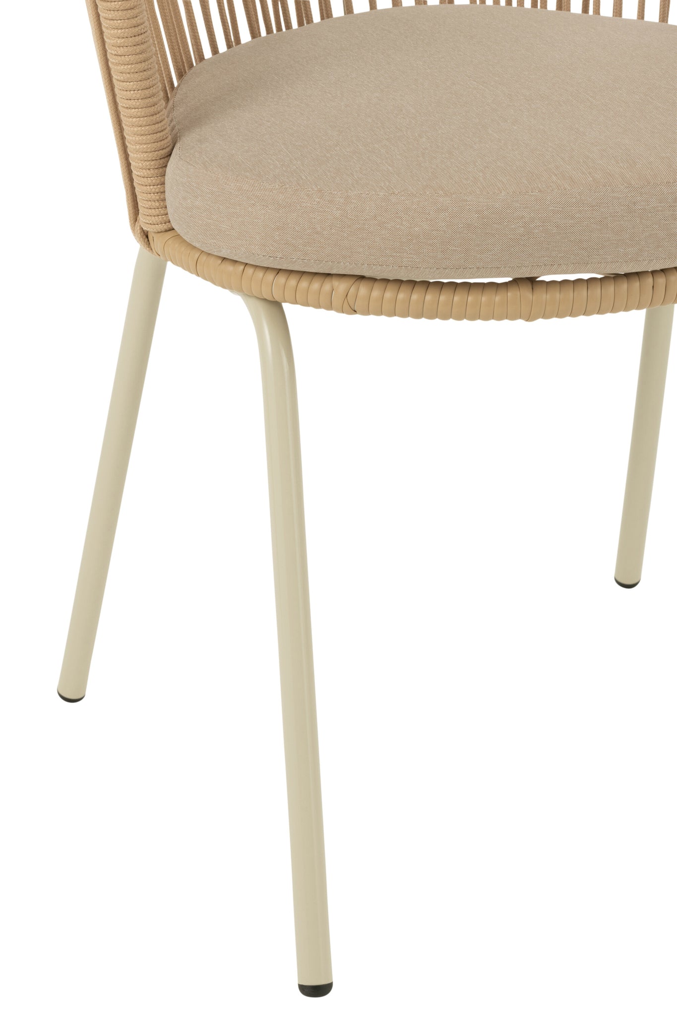 Stuhl Toa Stahl/Seil Beige