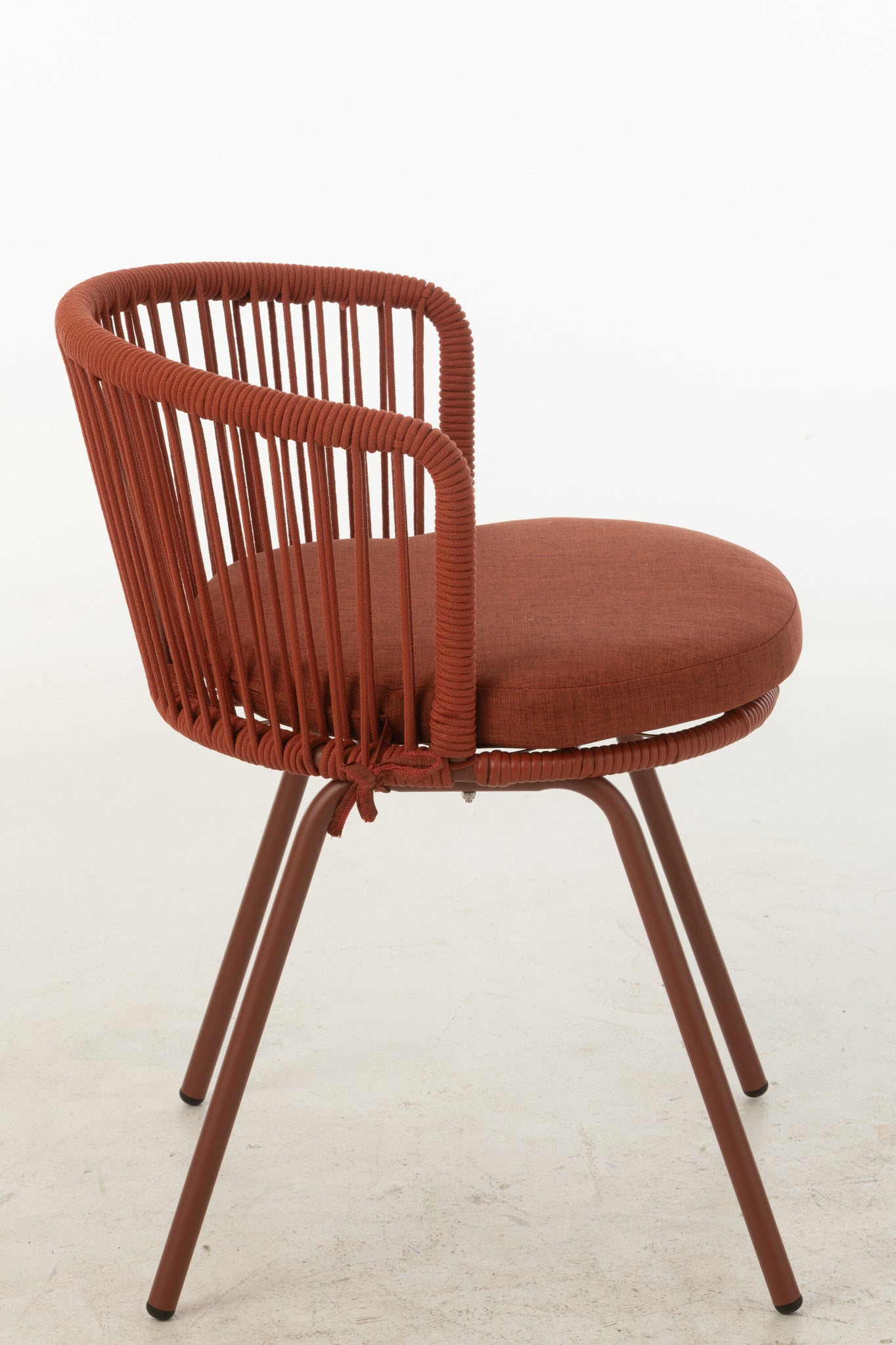 Stuhl Toa Stahl/Seil Rot