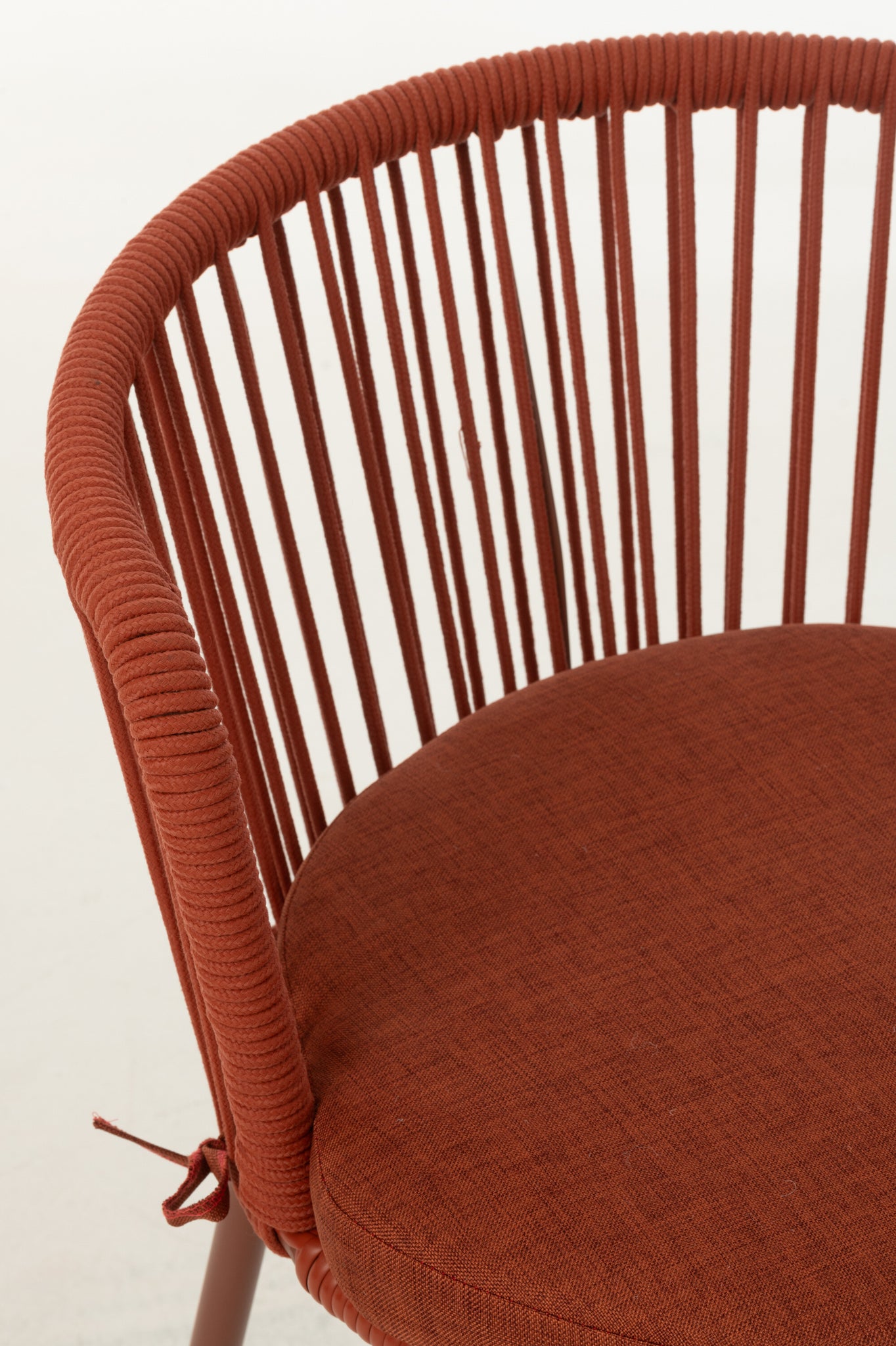 Stuhl Toa Stahl/Seil Rot