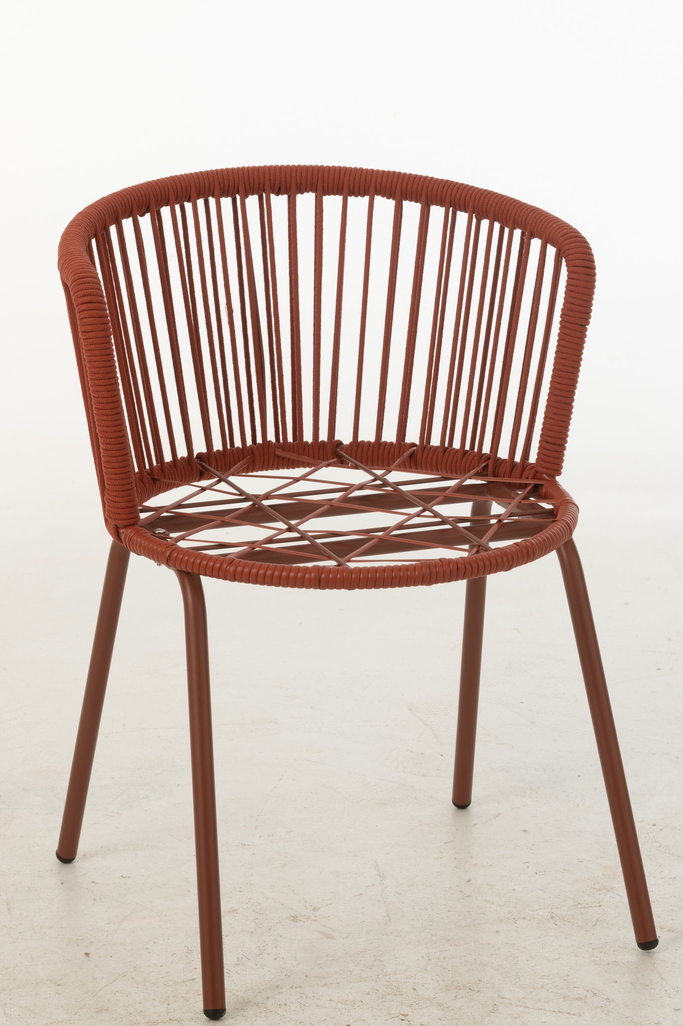 Stuhl Toa Stahl/Seil Rot