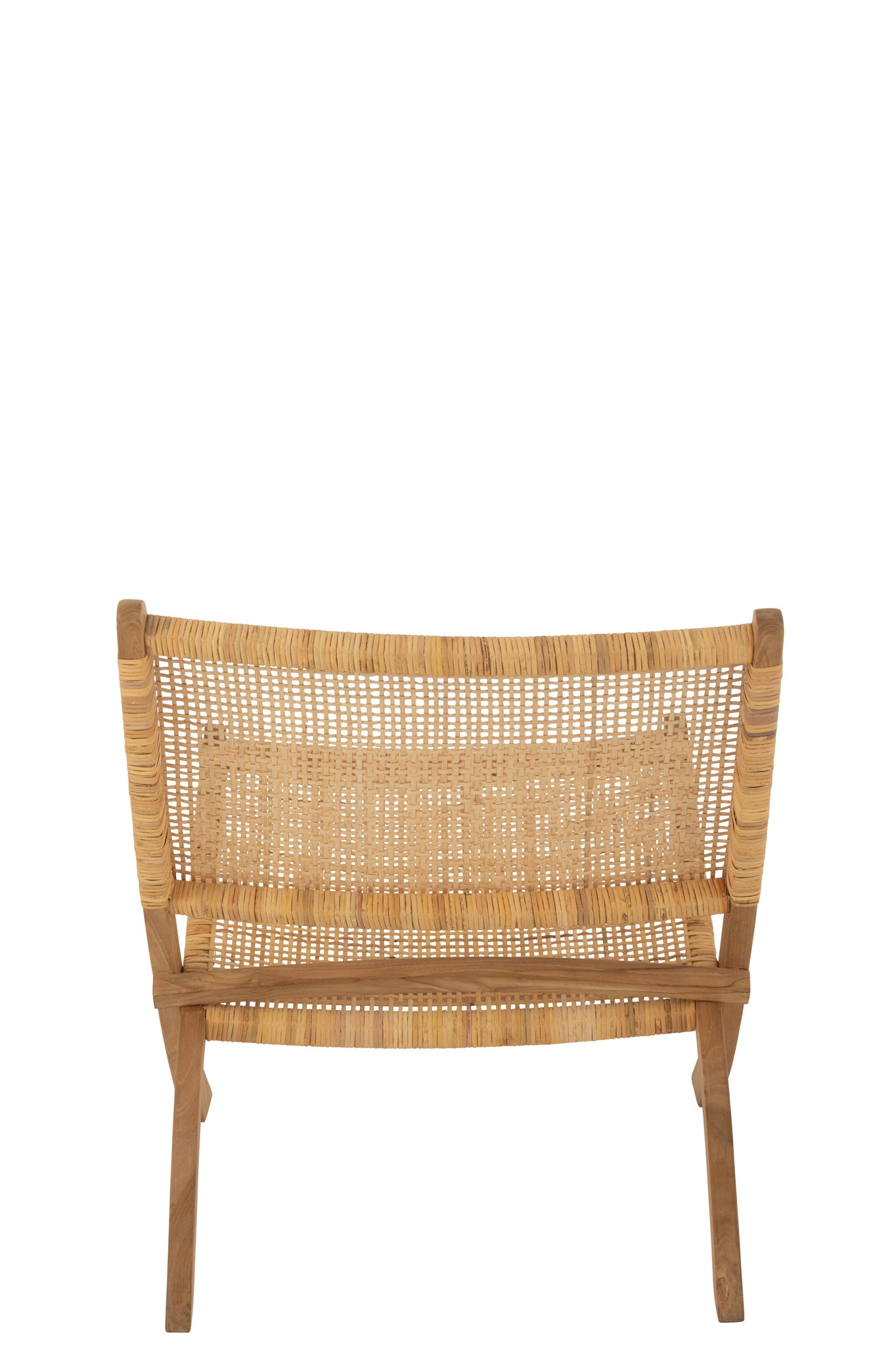 Folding Chair Rattan/Teak Natural