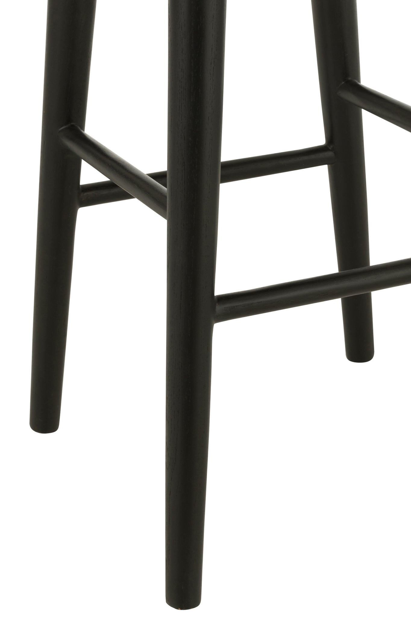 Bar Chair Mika Teak Black