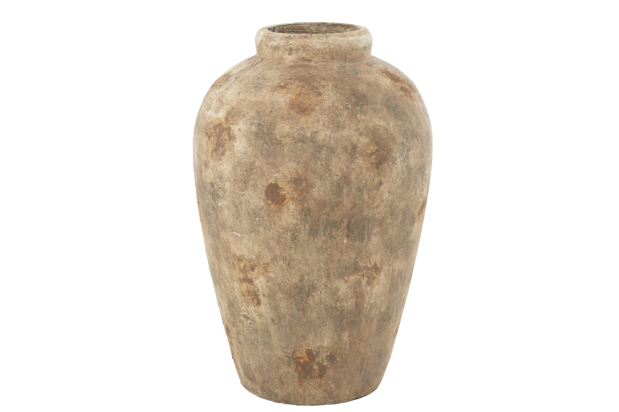Vase Pot Antique Clay Beige Large