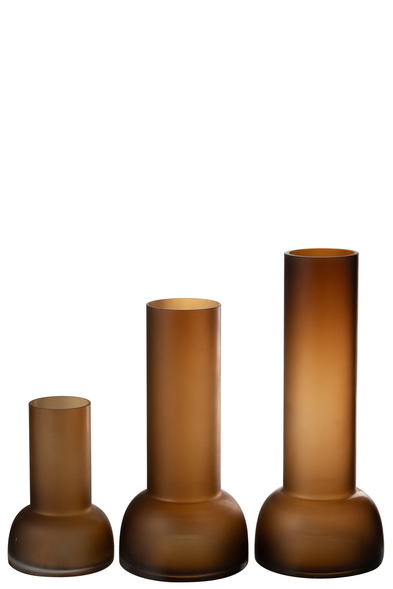 Vase/Candleholder Yoko Glass Brown Large