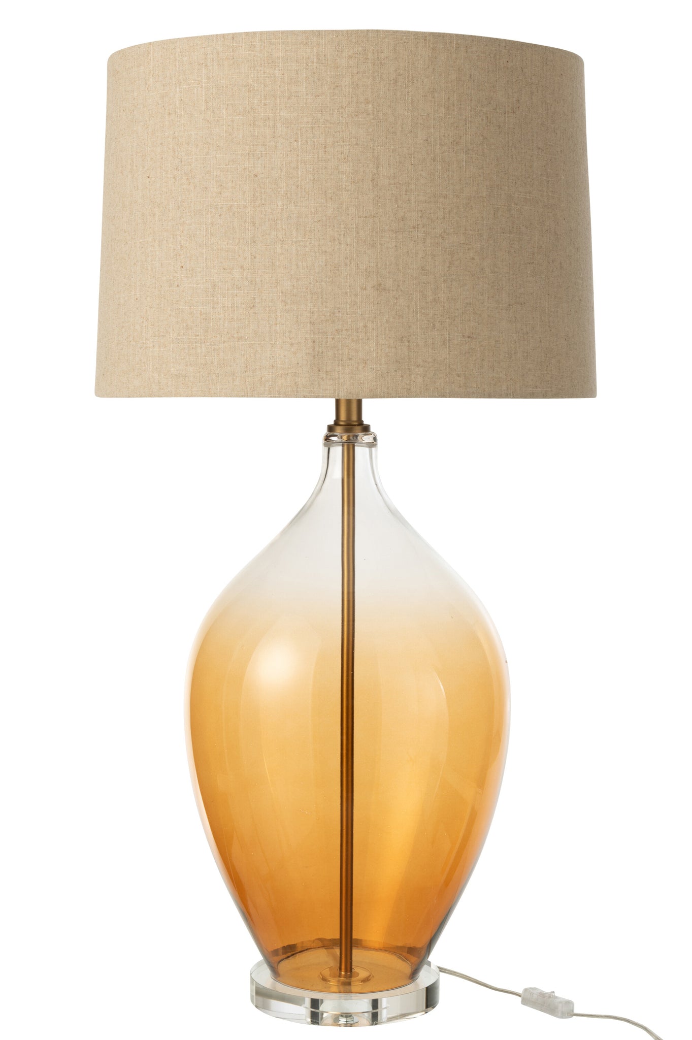Table Lamp Glass Amber