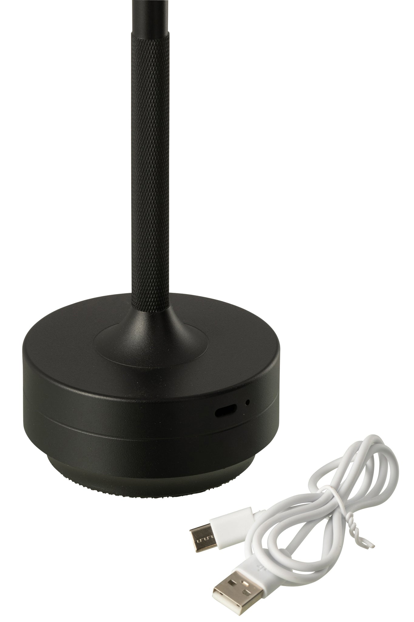 Tischleuchte mit LED-Touch-Funktion, Kunststoff, Schwarz
