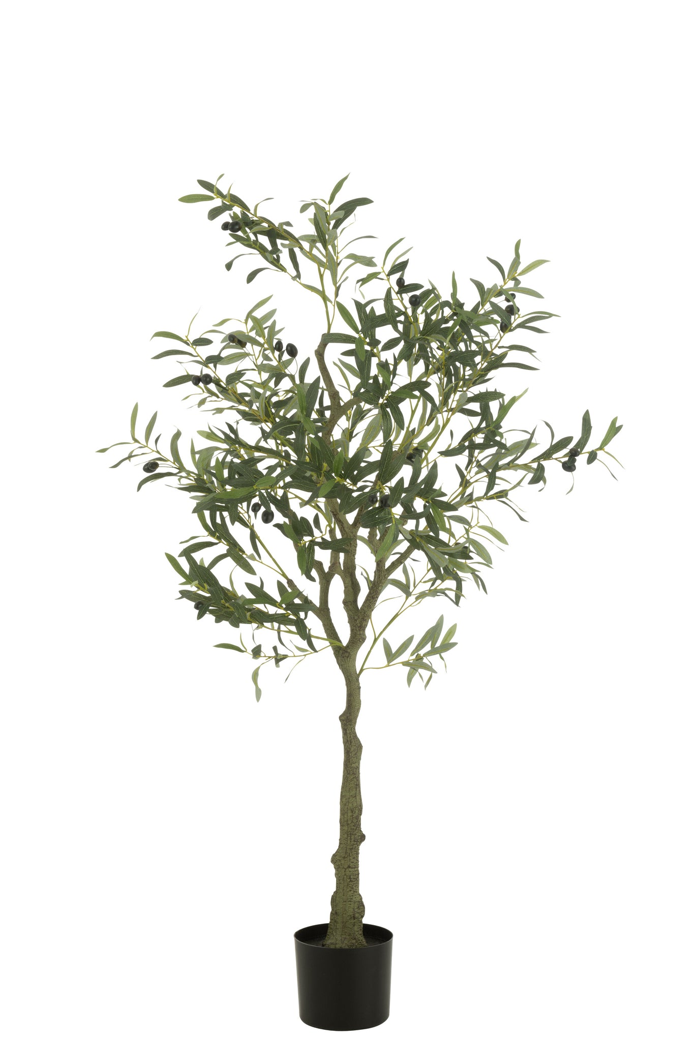 Künstlicher Olivenbaum im Topf, grün, klein – Living and Goods