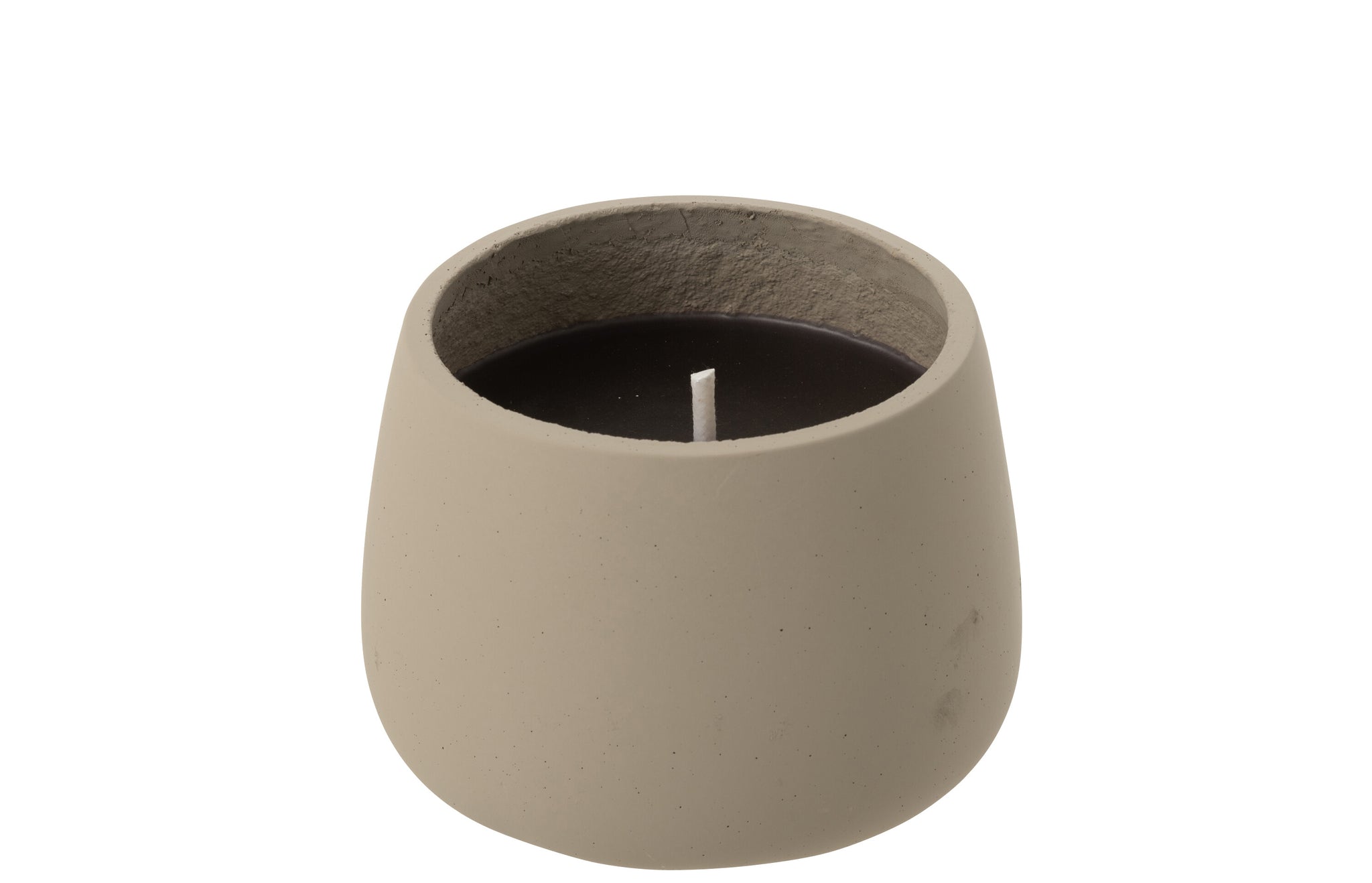 Outdoor Candle Cyra Cement Grey Medium-31 Hours