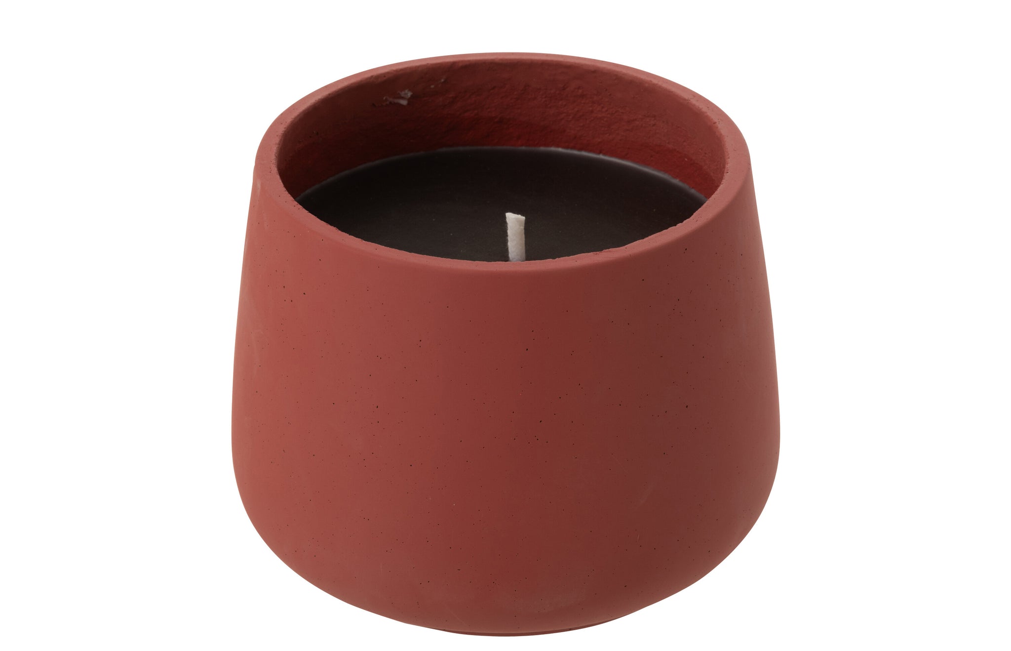 Outdoor Candle Cyra Cement Red Large-48 Hours