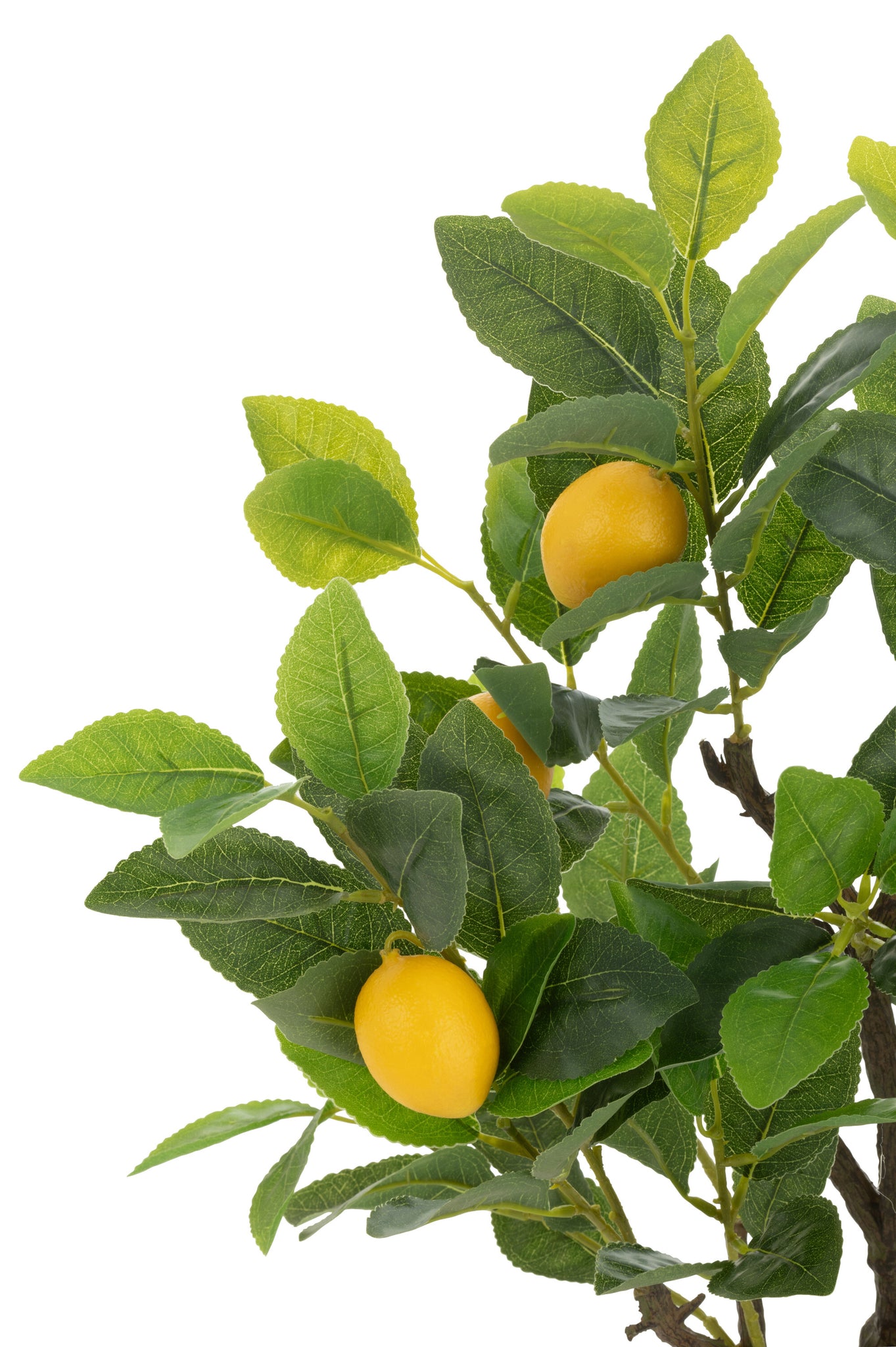 Künstlicher Zitronenbaum im Topf, grün, klein
