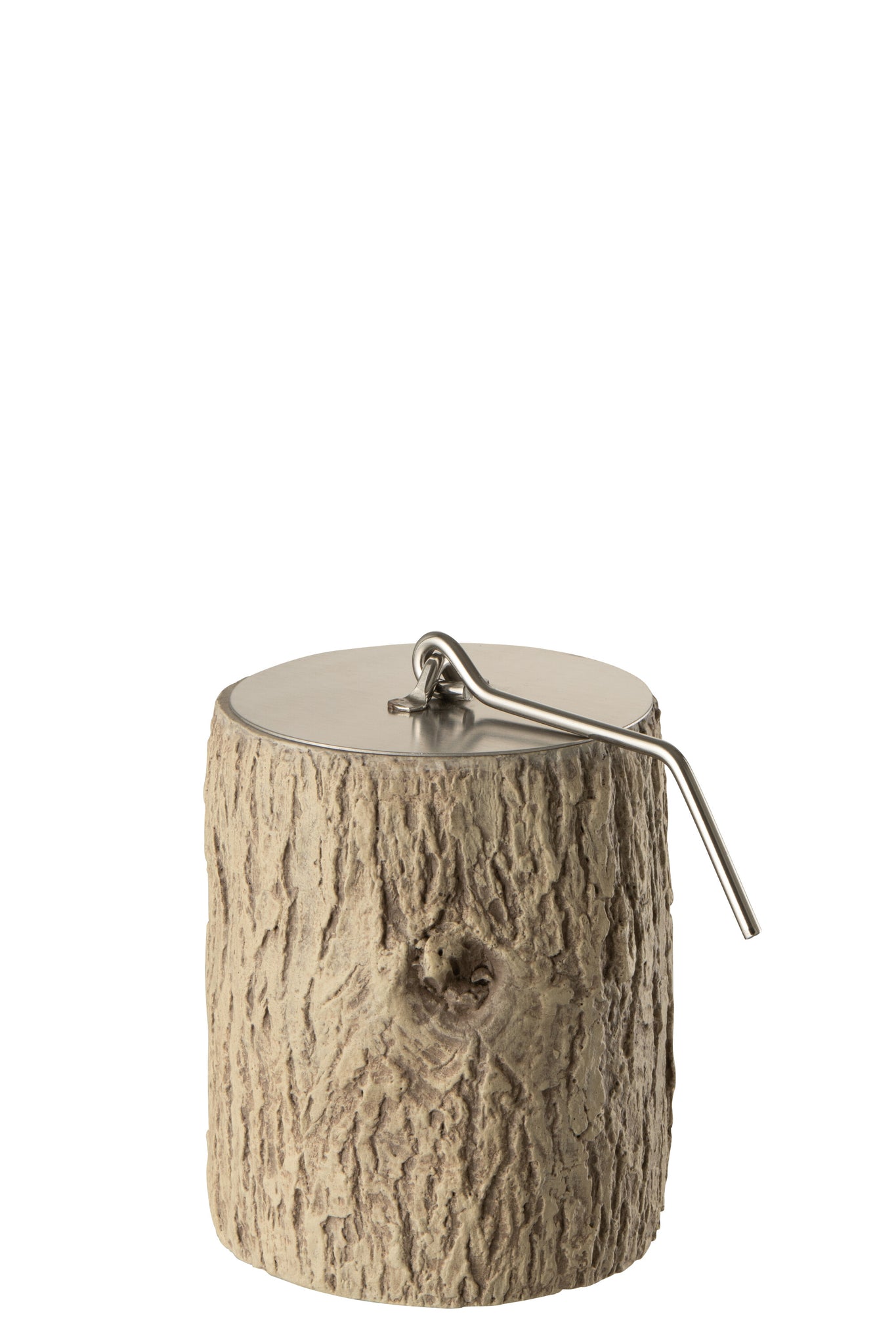 Fire Pit Round Trunk Cement Brown