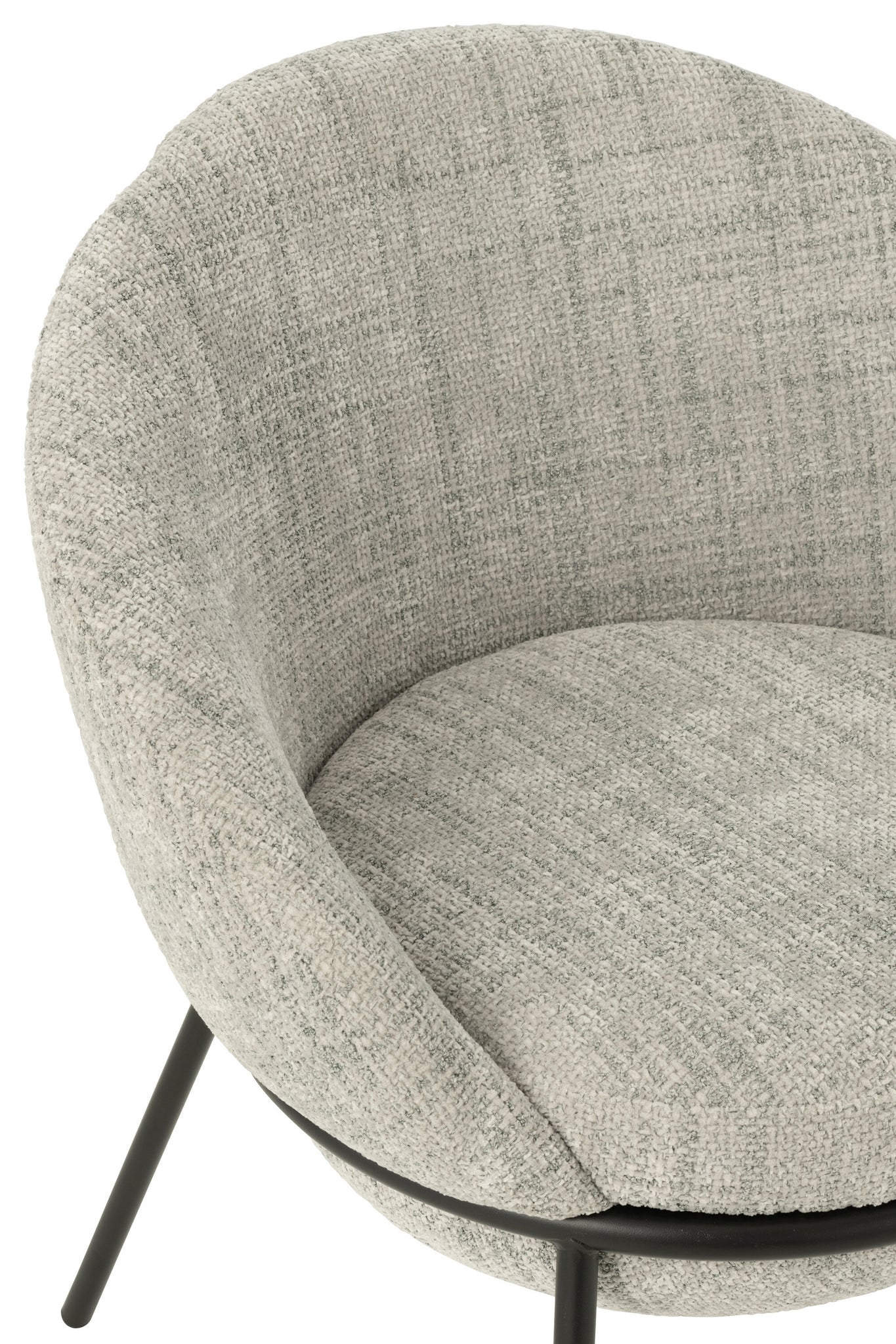 Dining Chair Dining Chair With Iron Legs Iron Grey/Black
