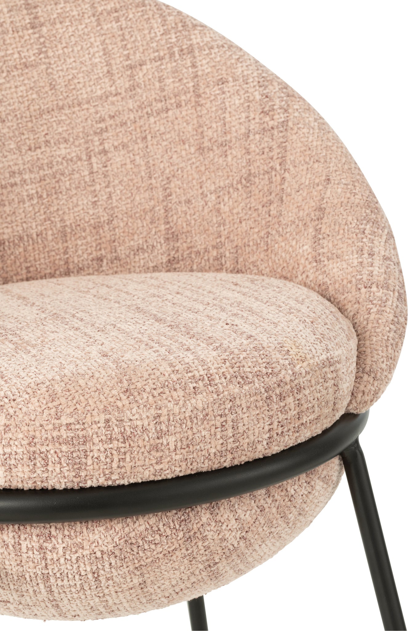 Bar Stool Bar Stool With Iron Legs Iron Light Pink/Black