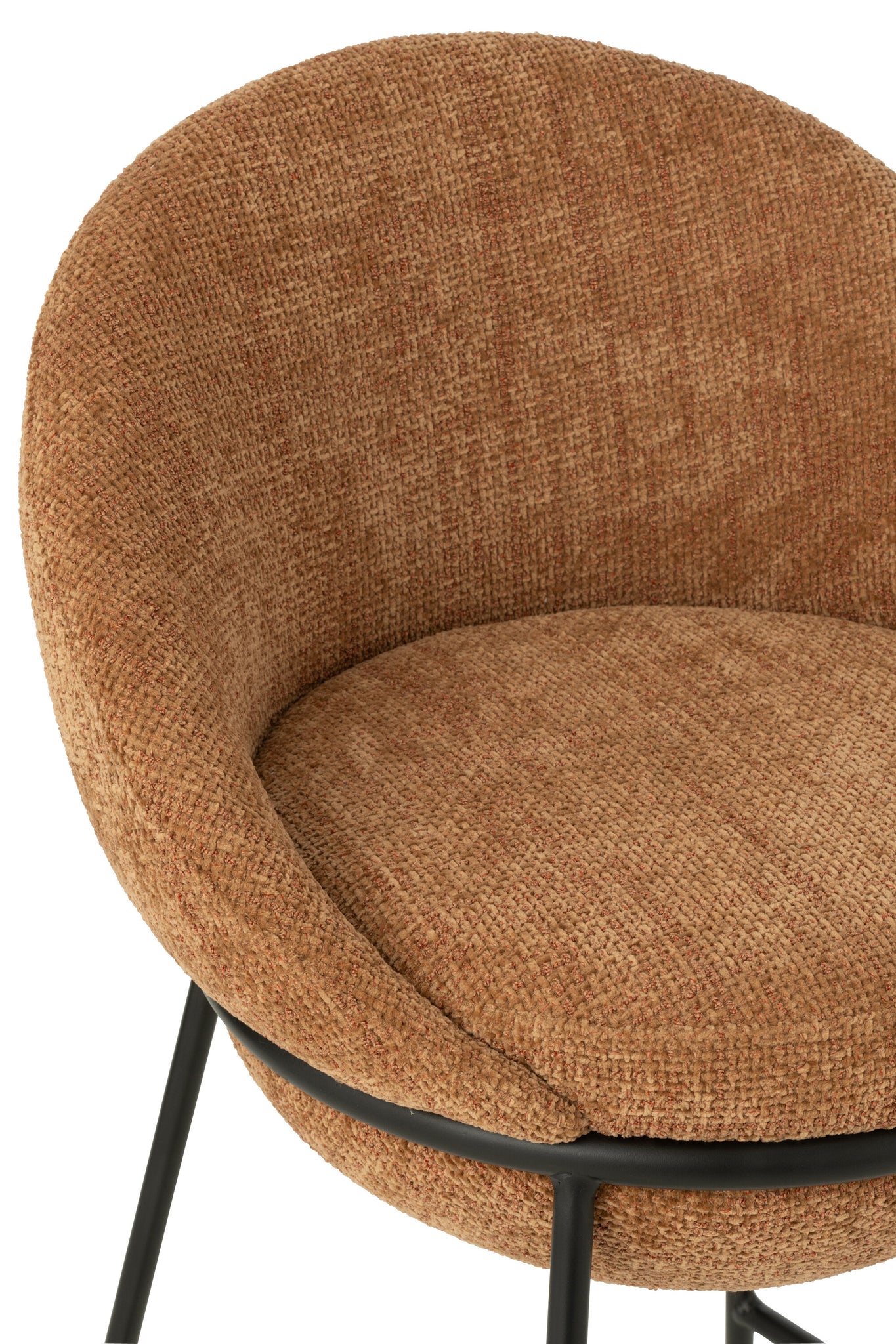 Bar Stool Bar Stool With Iron Legs Iron Terracotta/Black