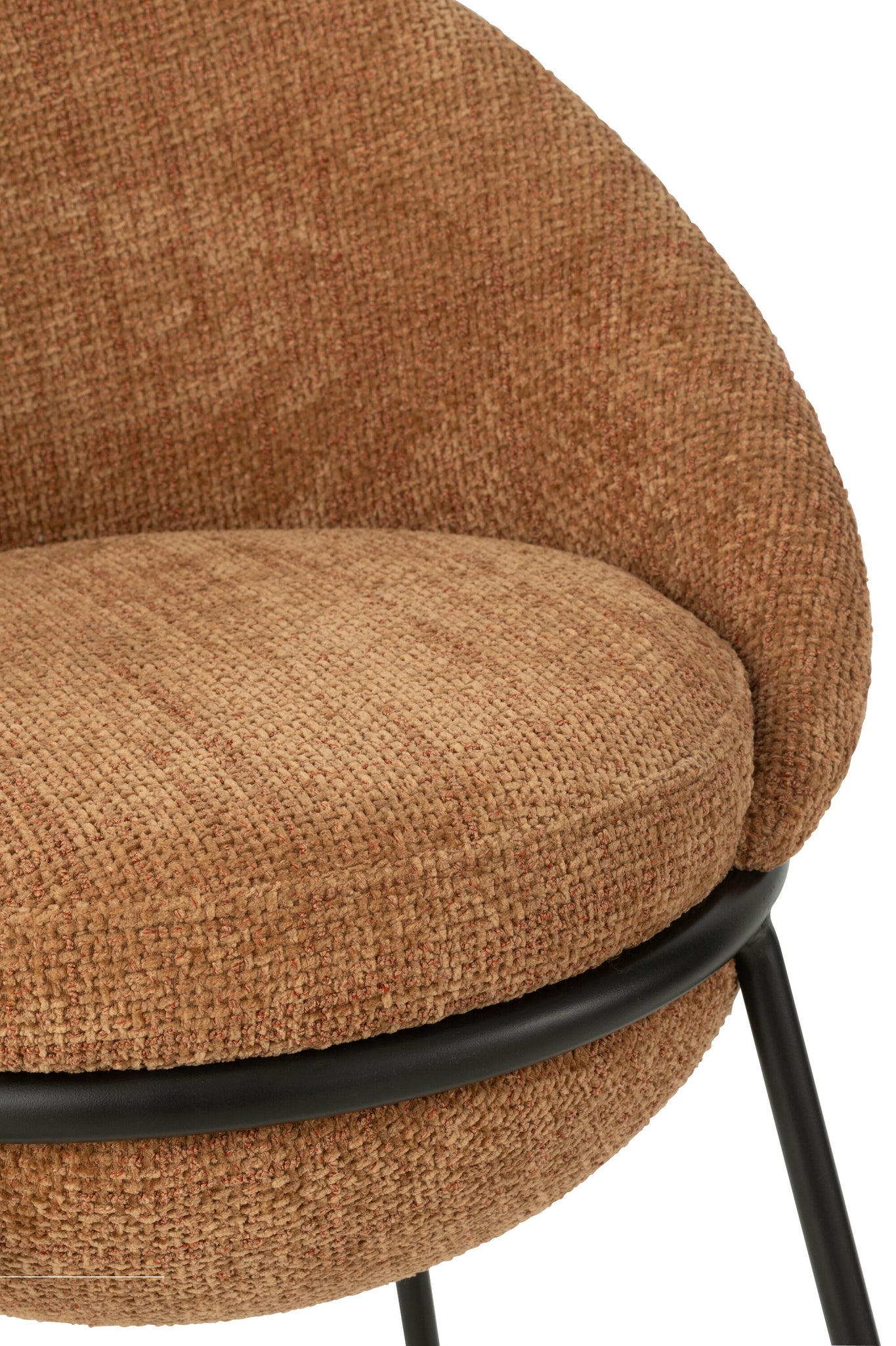 Bar Stool Bar Stool With Iron Legs Iron Terracotta/Black
