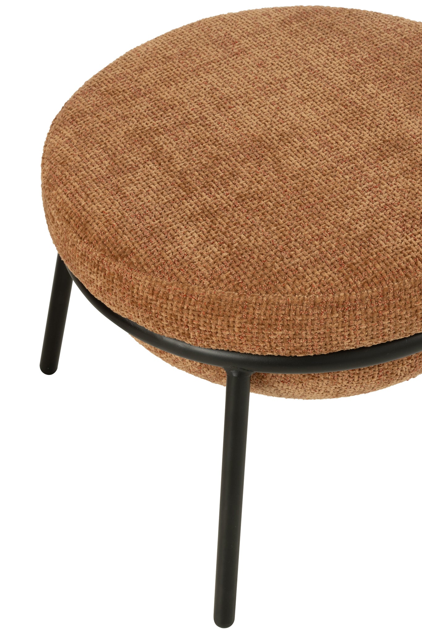 Lounge Chair + Footstool Iron Terracotta/Black