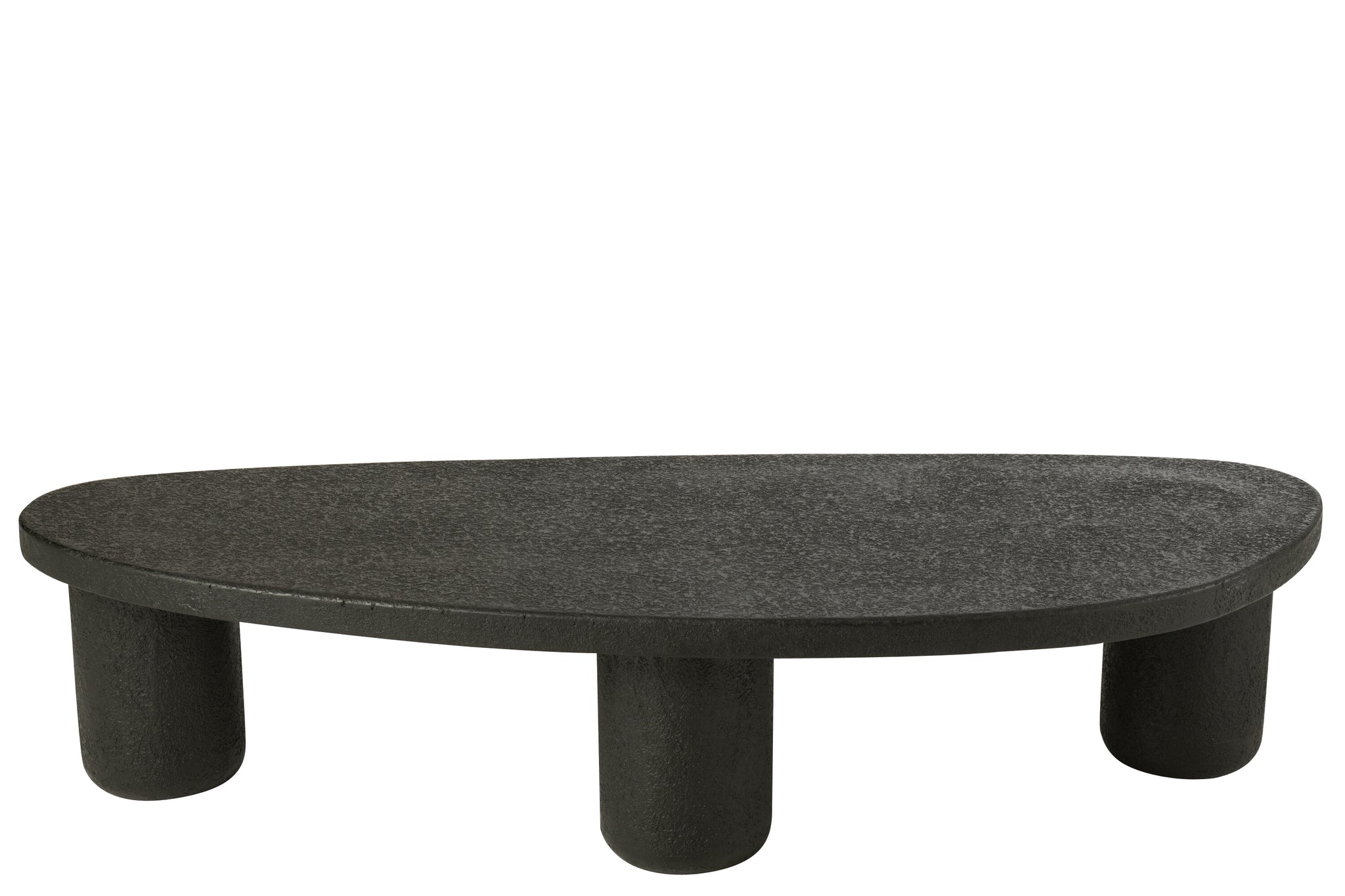 Coffee Table Oval Mdf Black