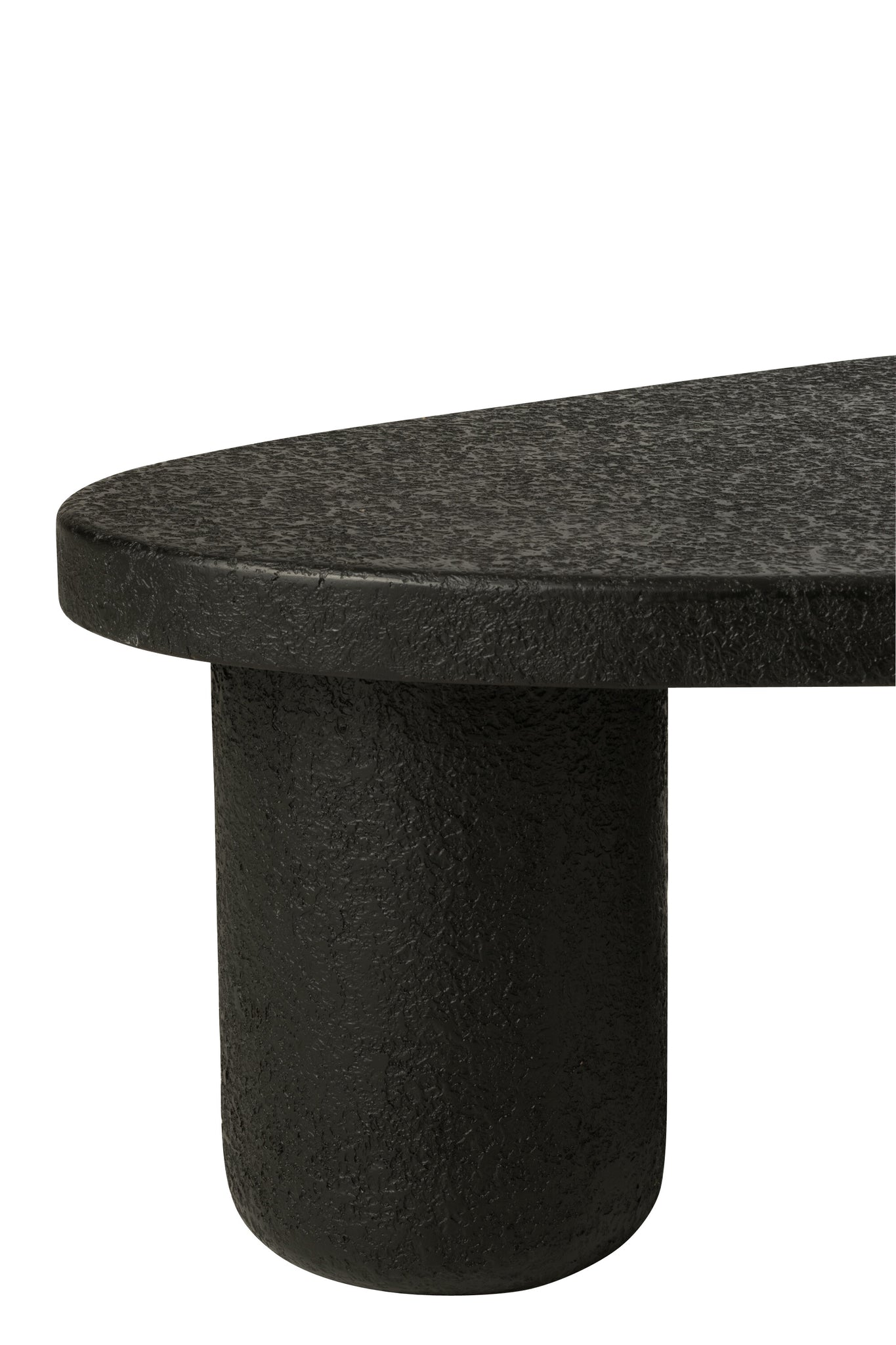 Coffee Table Oval Mdf Black