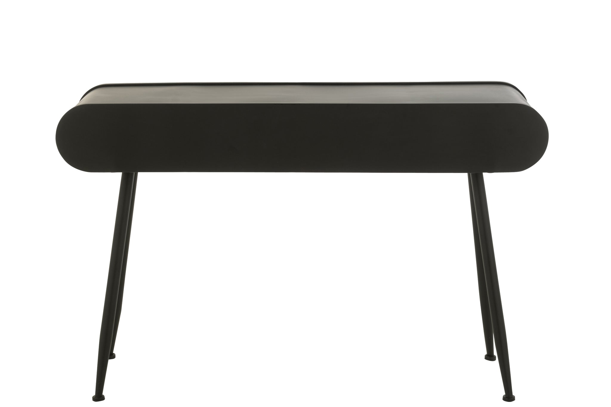 Console Wood And Metal Table Console Fir Wood Black/Light Beige