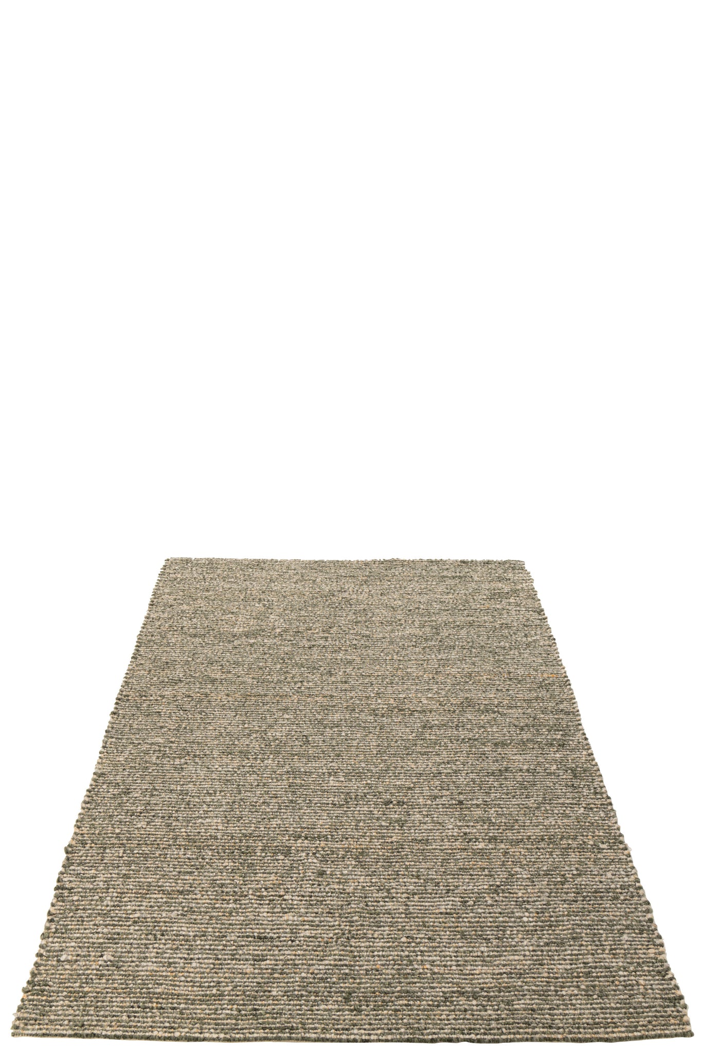 Rug Woven Polyester Ecru/Olive