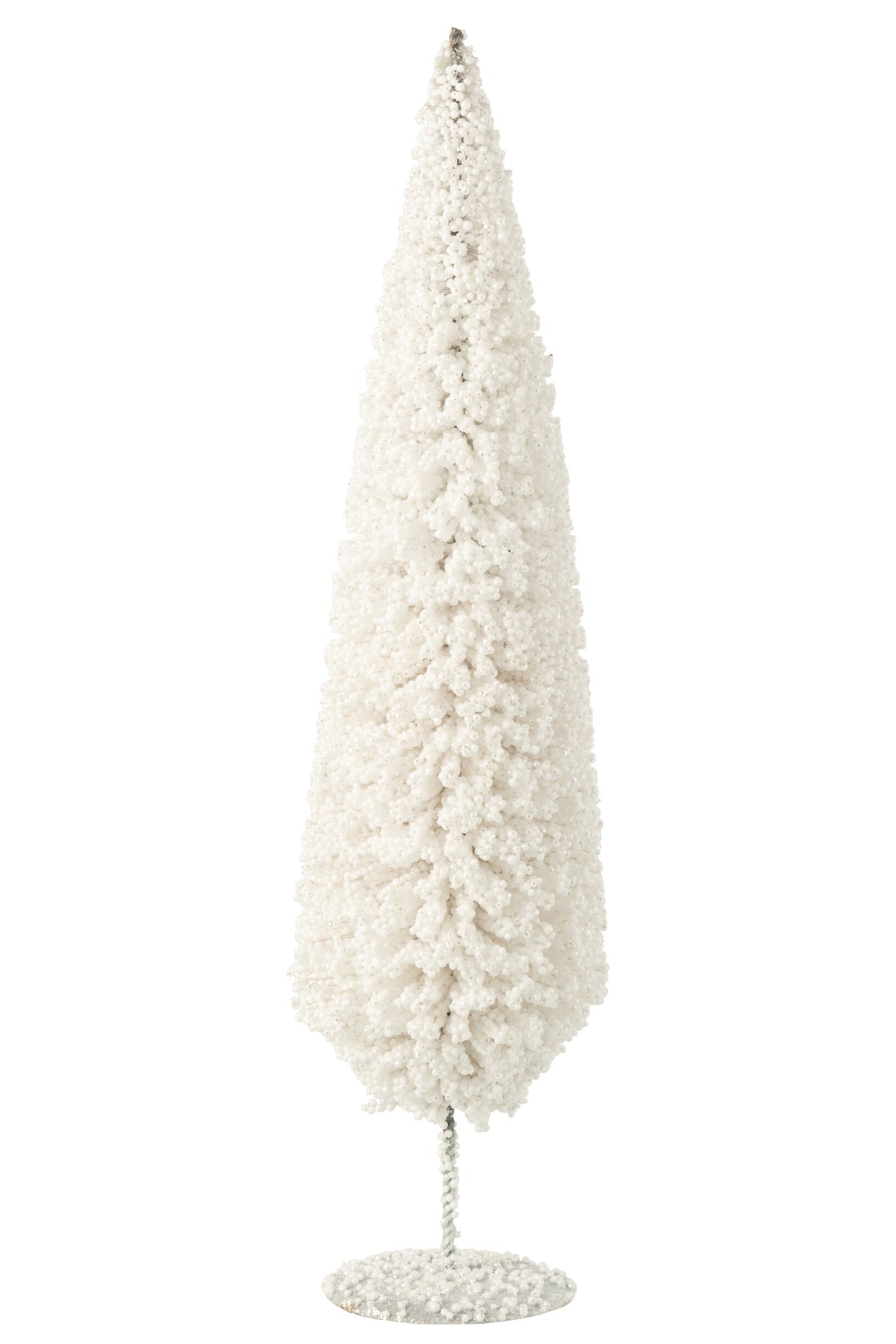 Kerstboom kunststof groot – kunststof, wit, 54 cm