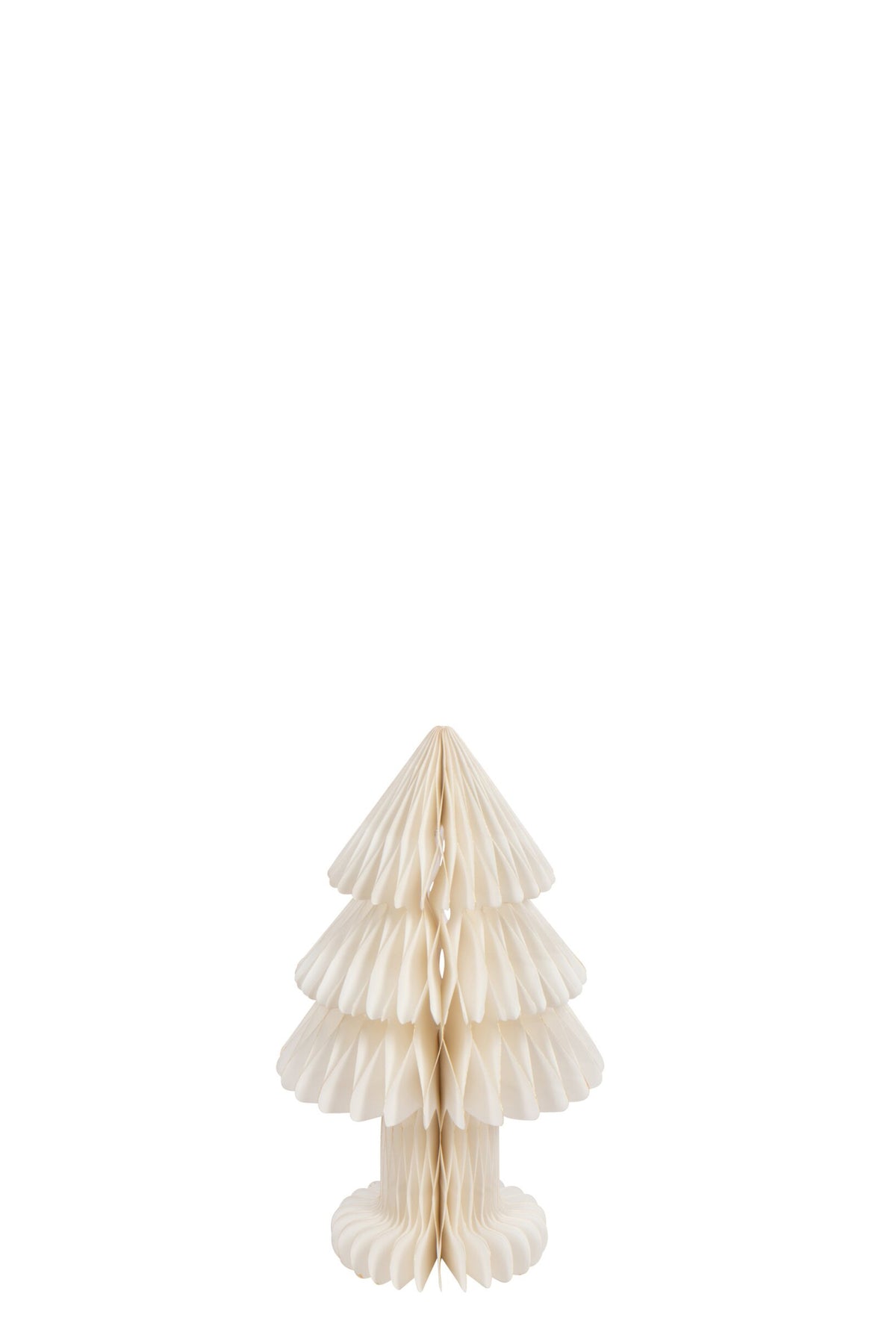 Opvouwbare kerstboom – papier, gebroken wit, 40 cm