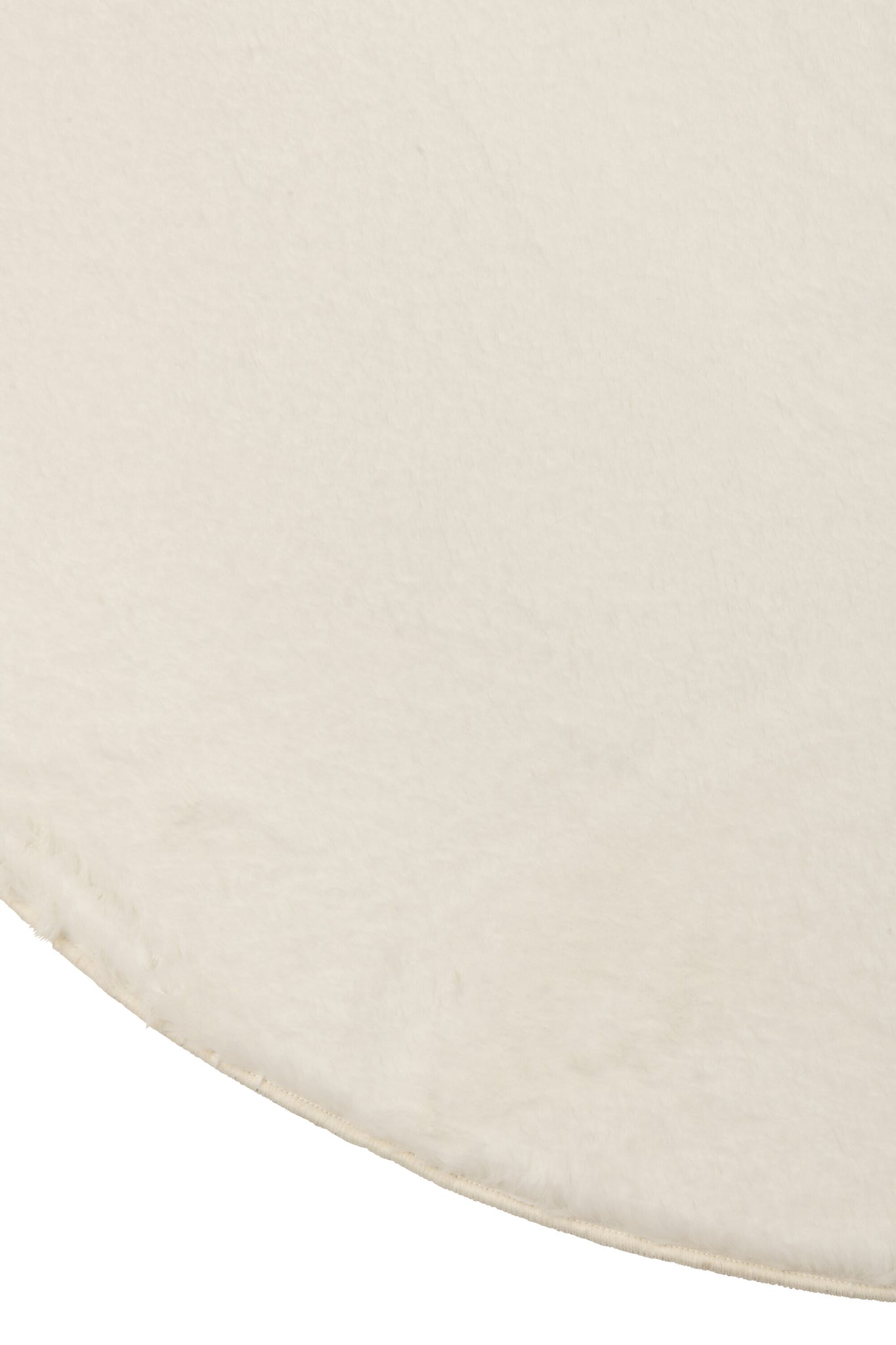 Rug Cutie Round Polyester White