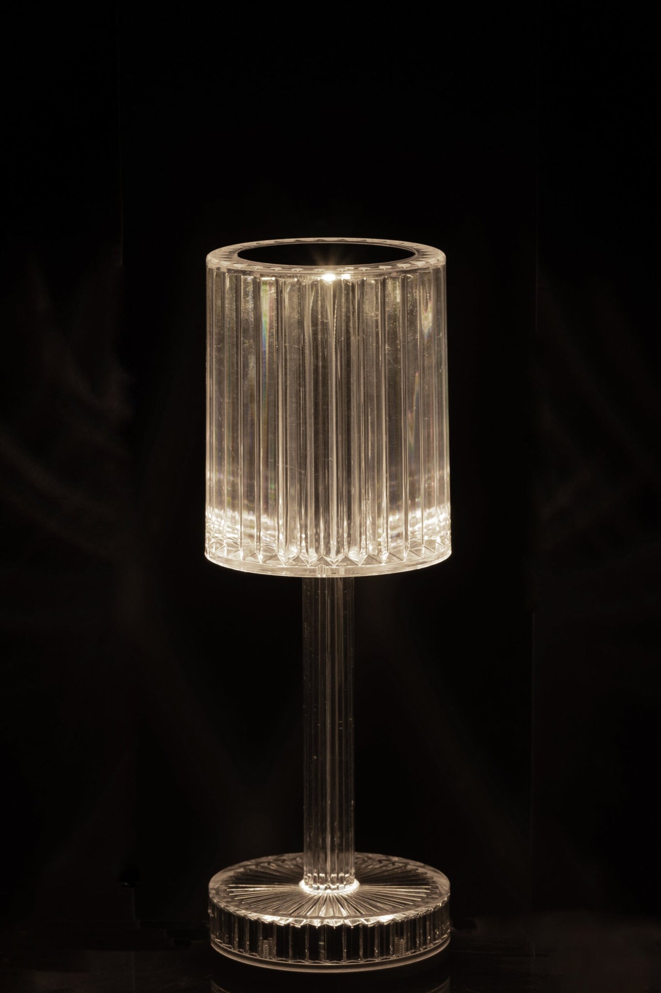 Tischleuchte Dimmbar Polystyrol Transparent