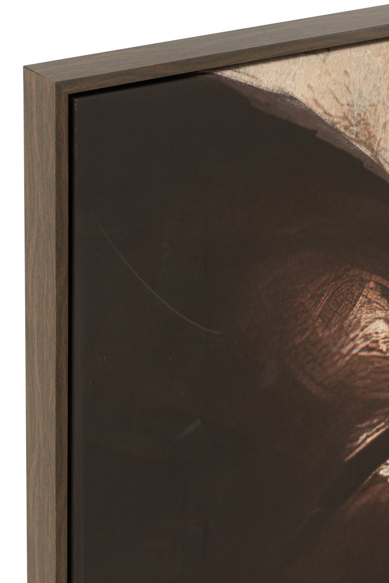 Painting Rectangle Gaya Ps Taupe/Dark Brown