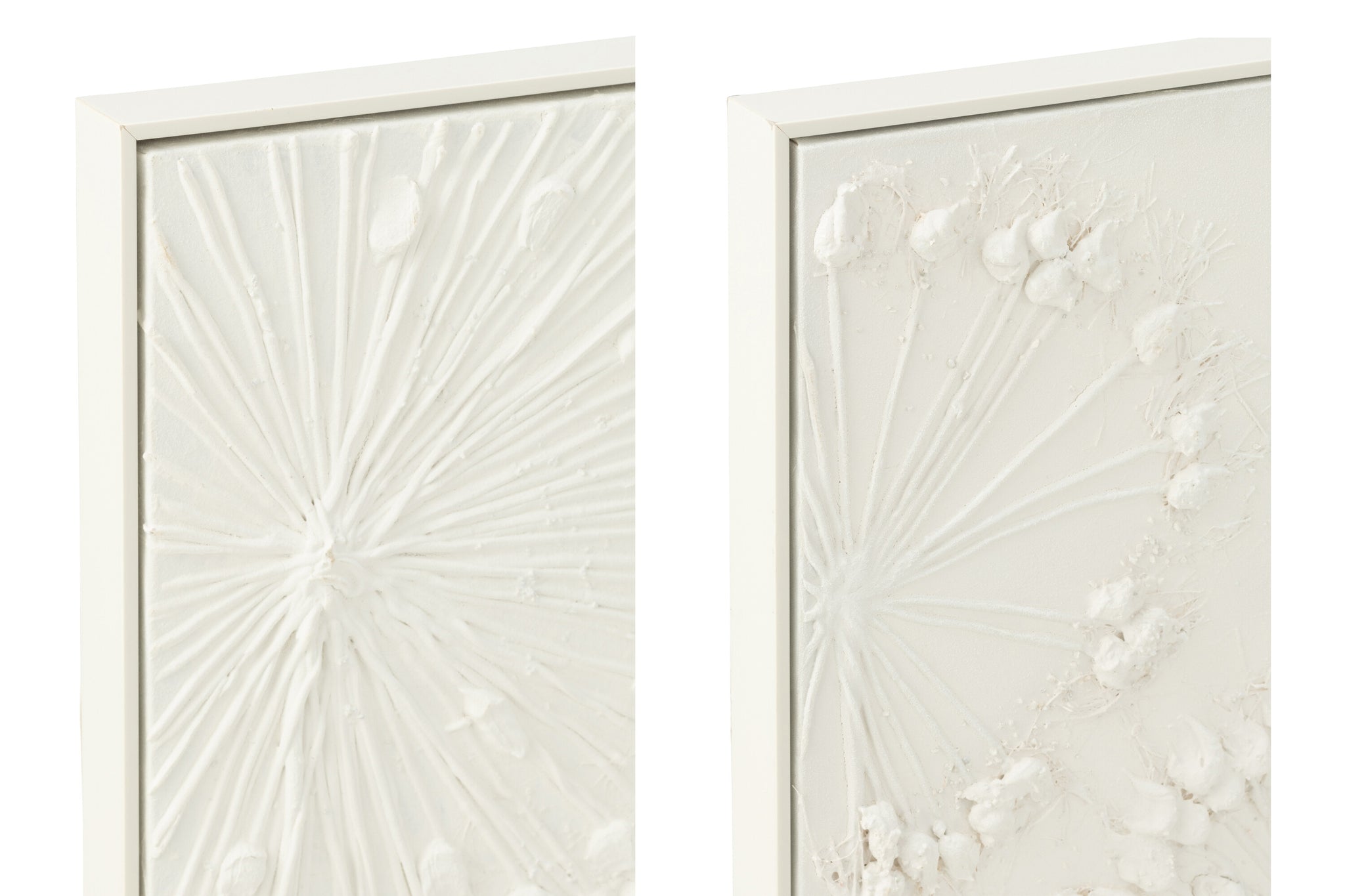 Painting Dandelion Acrylic Ecru Assortment Of 2