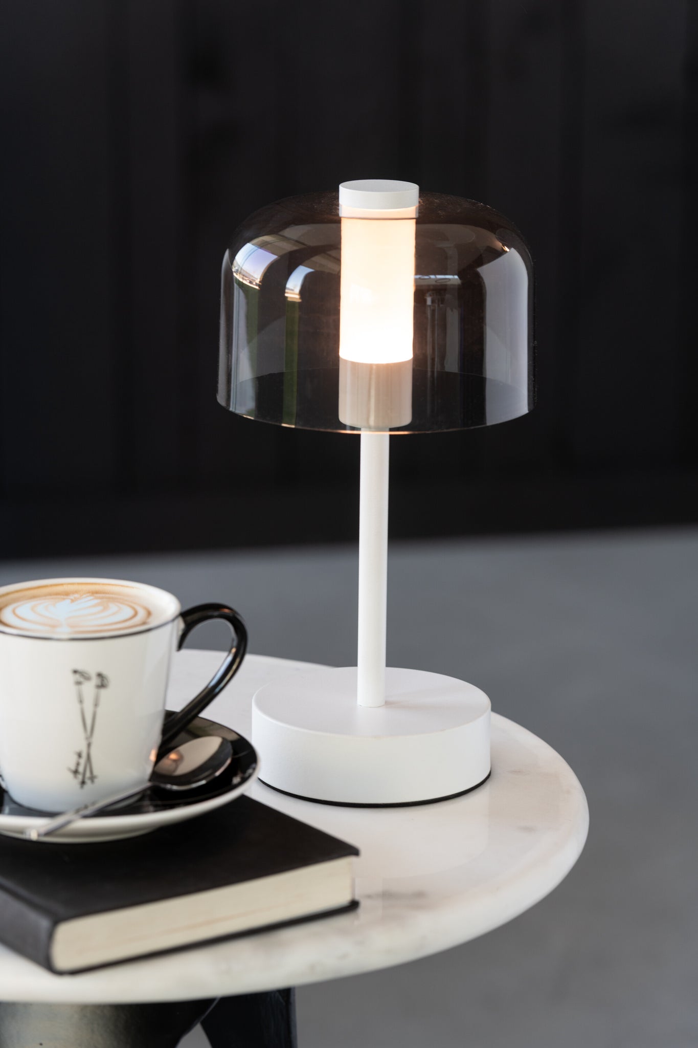 Table Lamp Woa Metal White