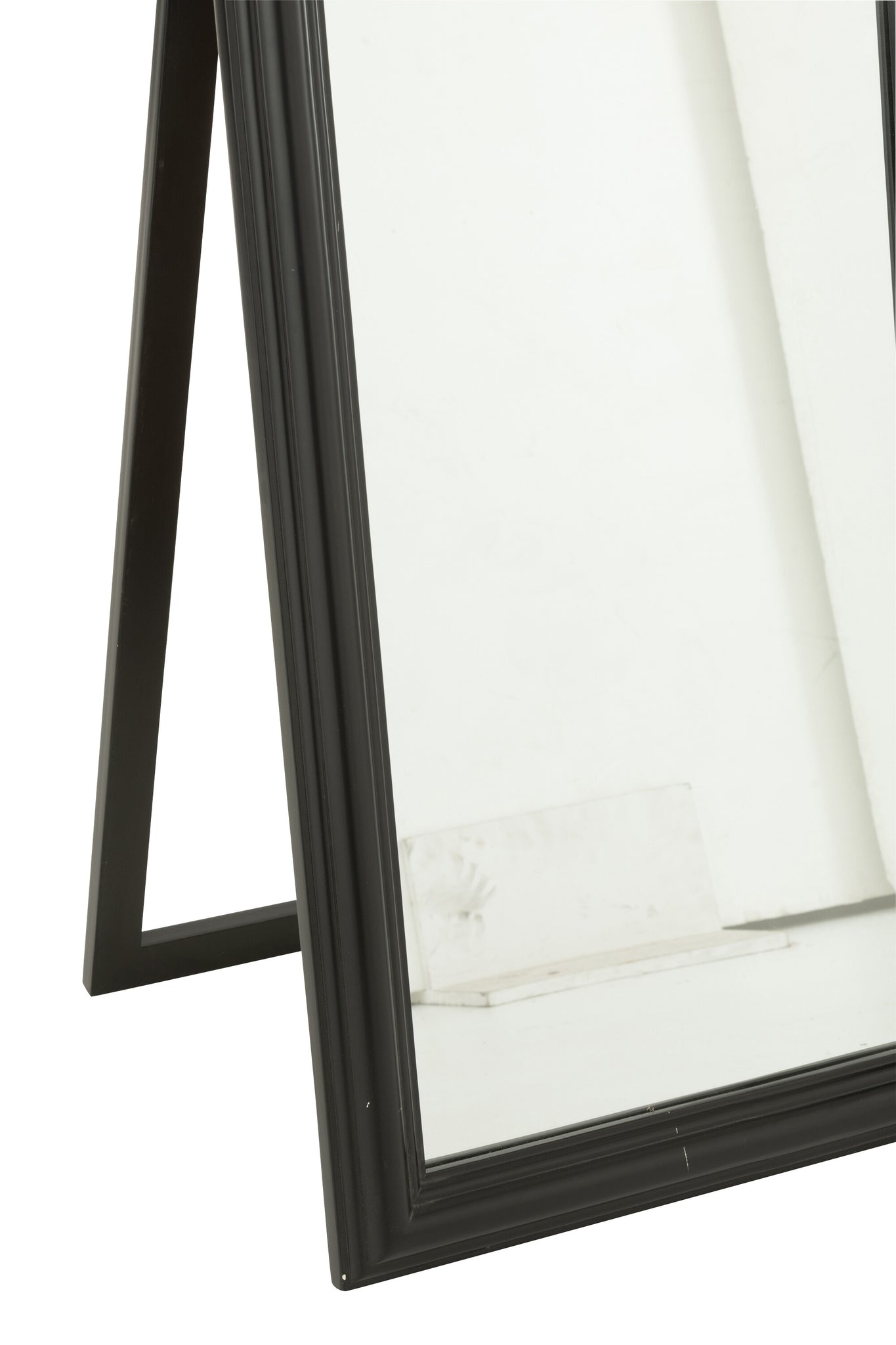 Standing Mirror Emi Wood Black