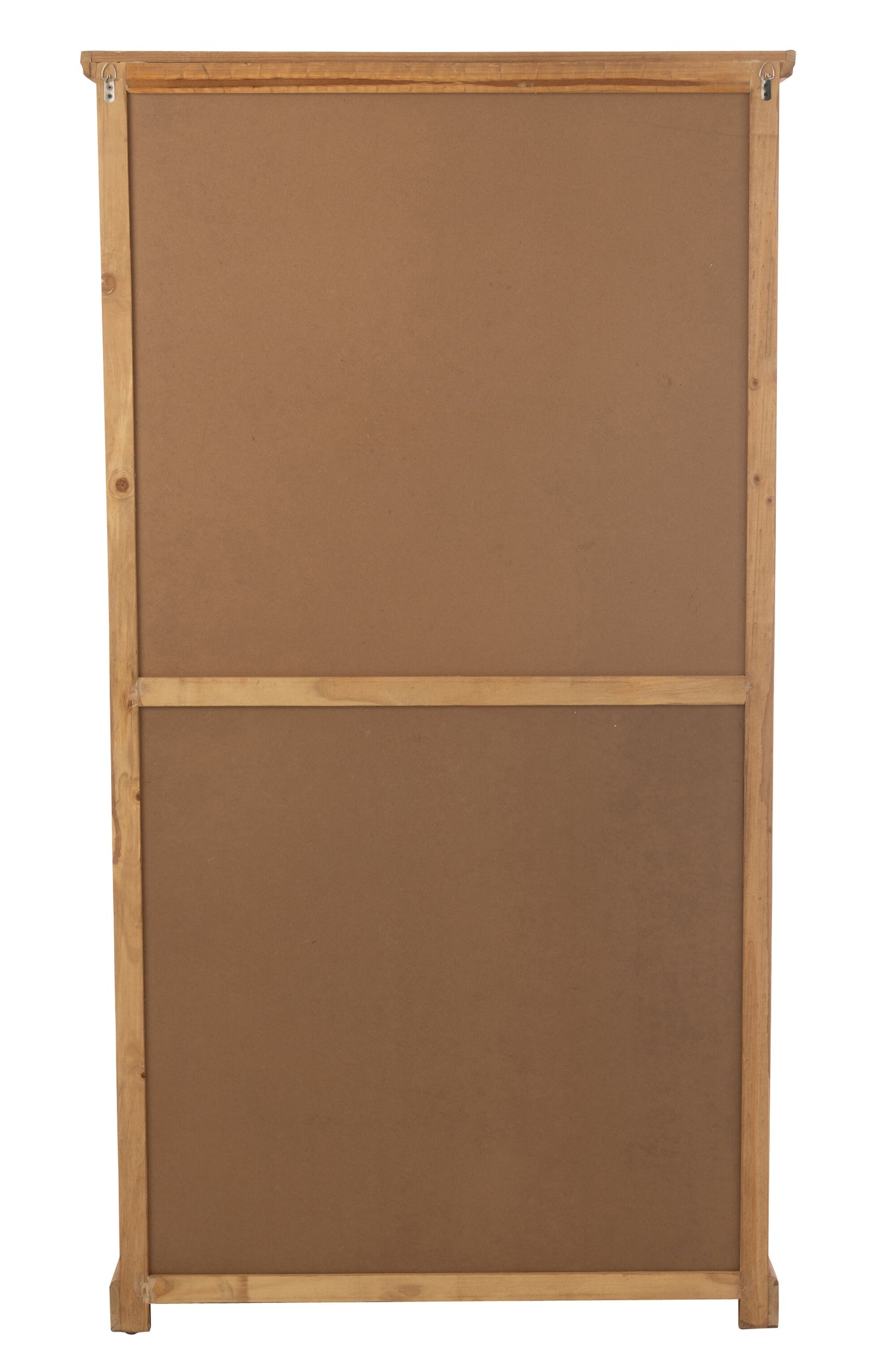 Barkast Hout Met Wijnrek Naturel 96x46x178 cm