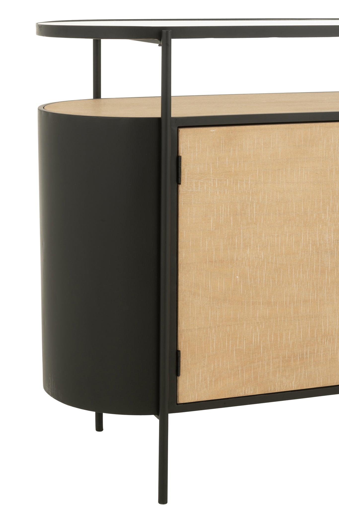 Cabinet Ovy Iron Natural/Black