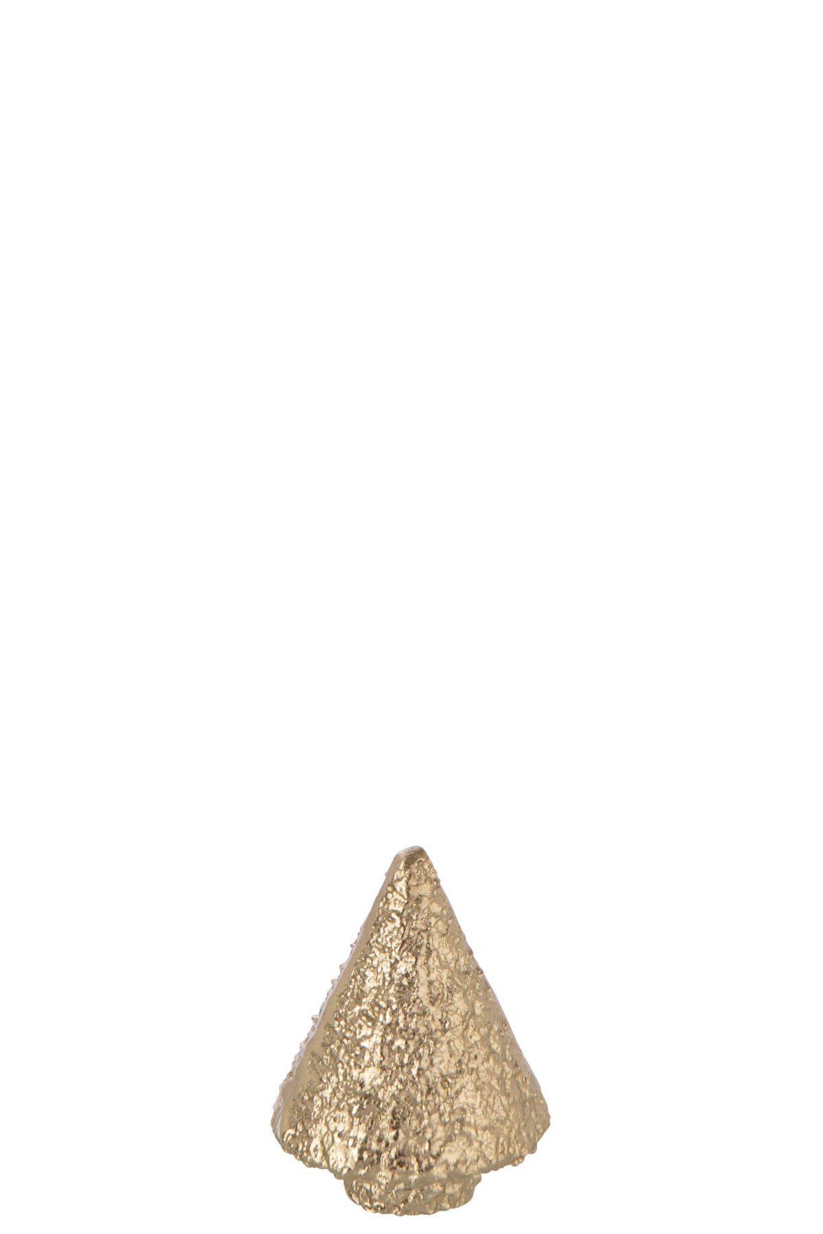 Decoratieve kerstboom – aluminium, goud, 11 cm