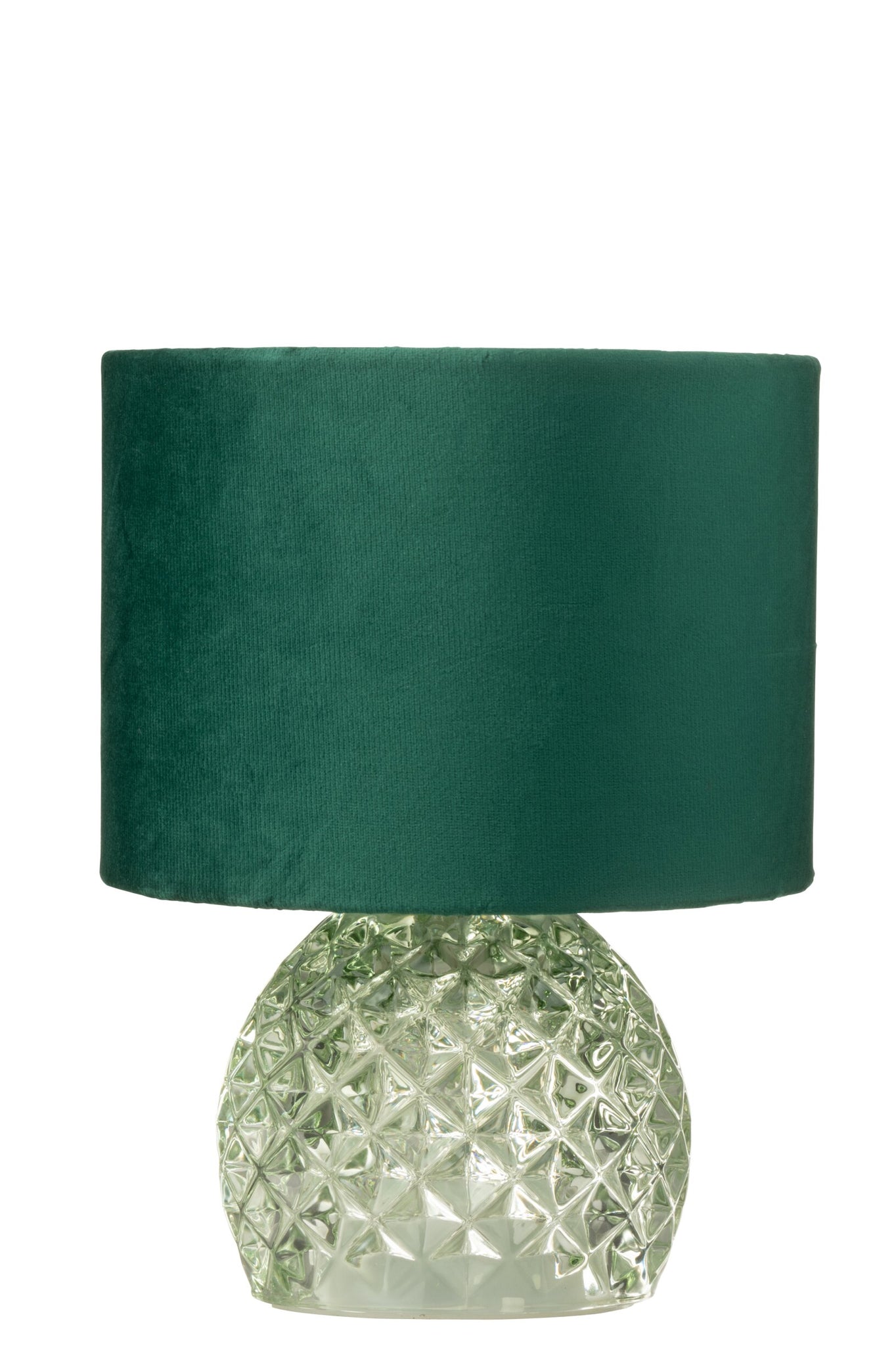 Tischlampe Glas LED Licht Grün