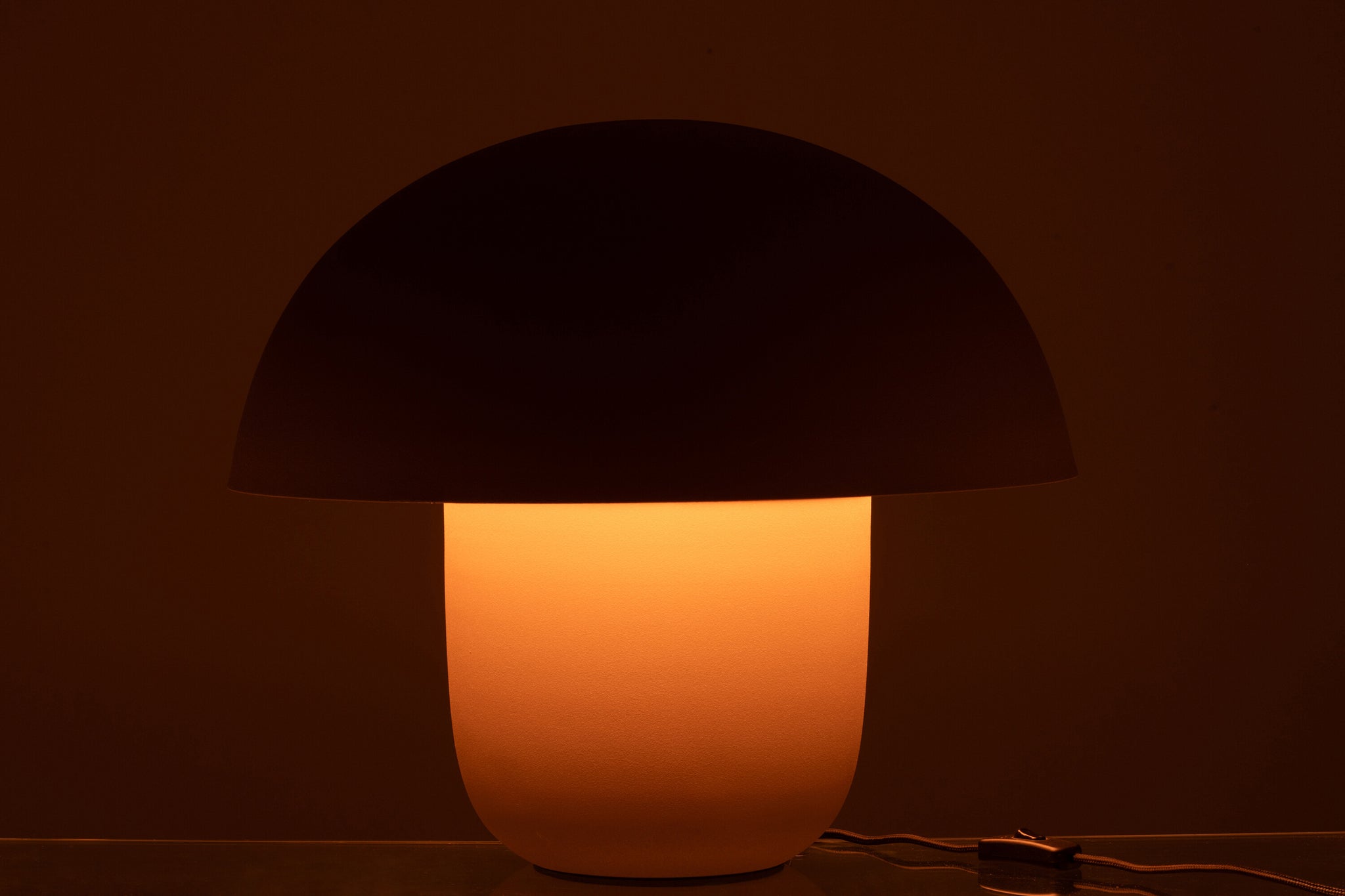 Table Lamp Iron Taupe Large