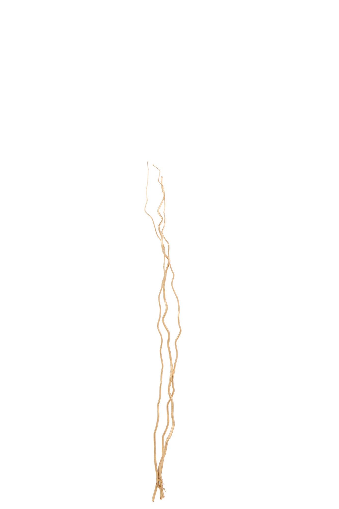 Bundle Of 3 Branch Dry Flower Gold Colored Medium