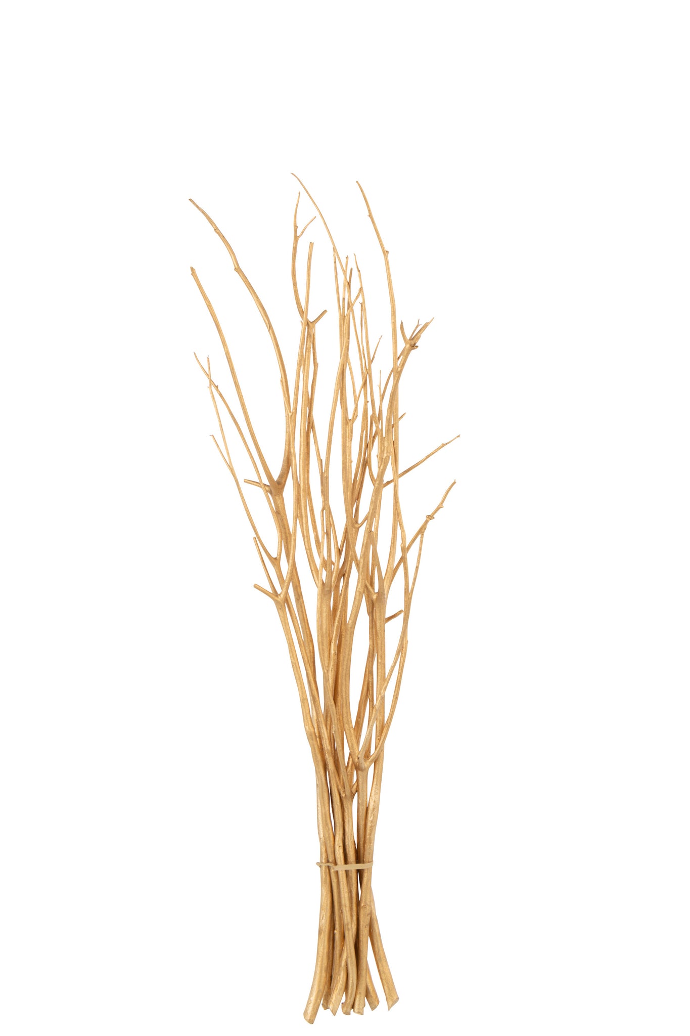 Bundle Of 10 Branch Dry Flower Gold Colored Small