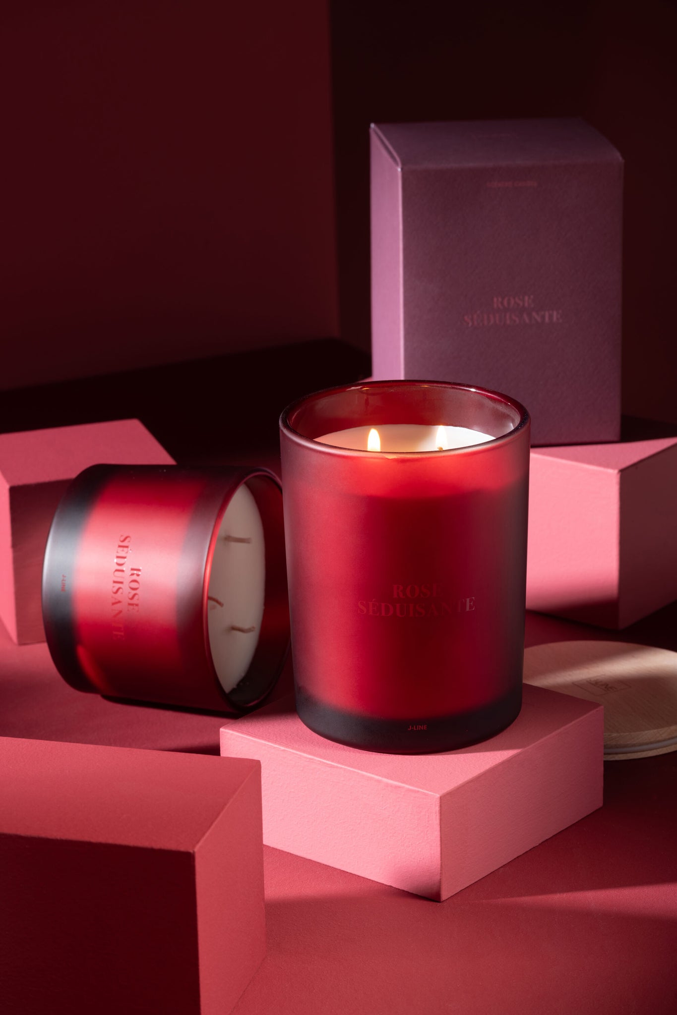 Scented Candle Accords Essentiels Rose Seduisante-52H