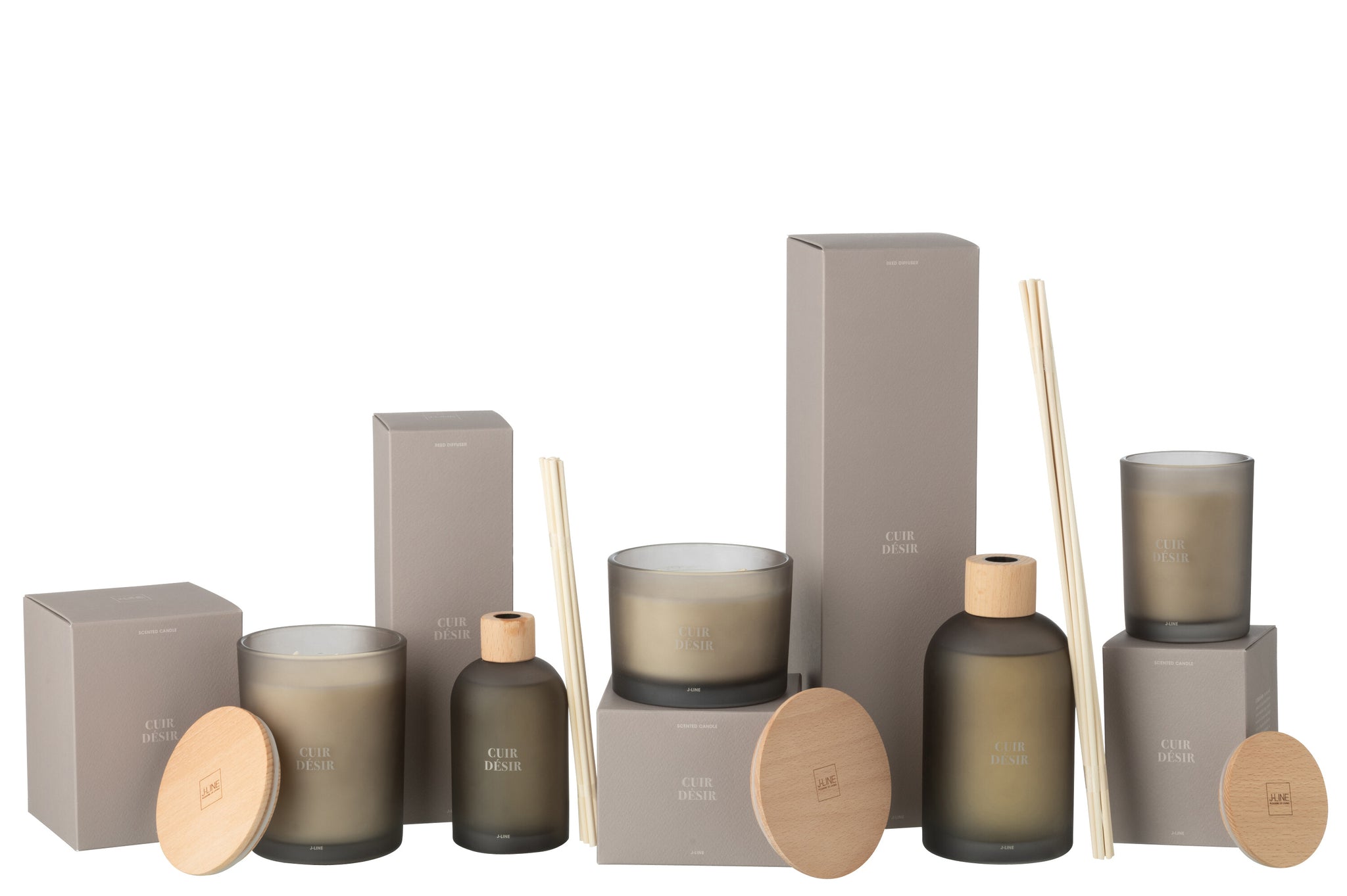 Reed Diffuser Accords Essentiels Cuir Desir-550Ml