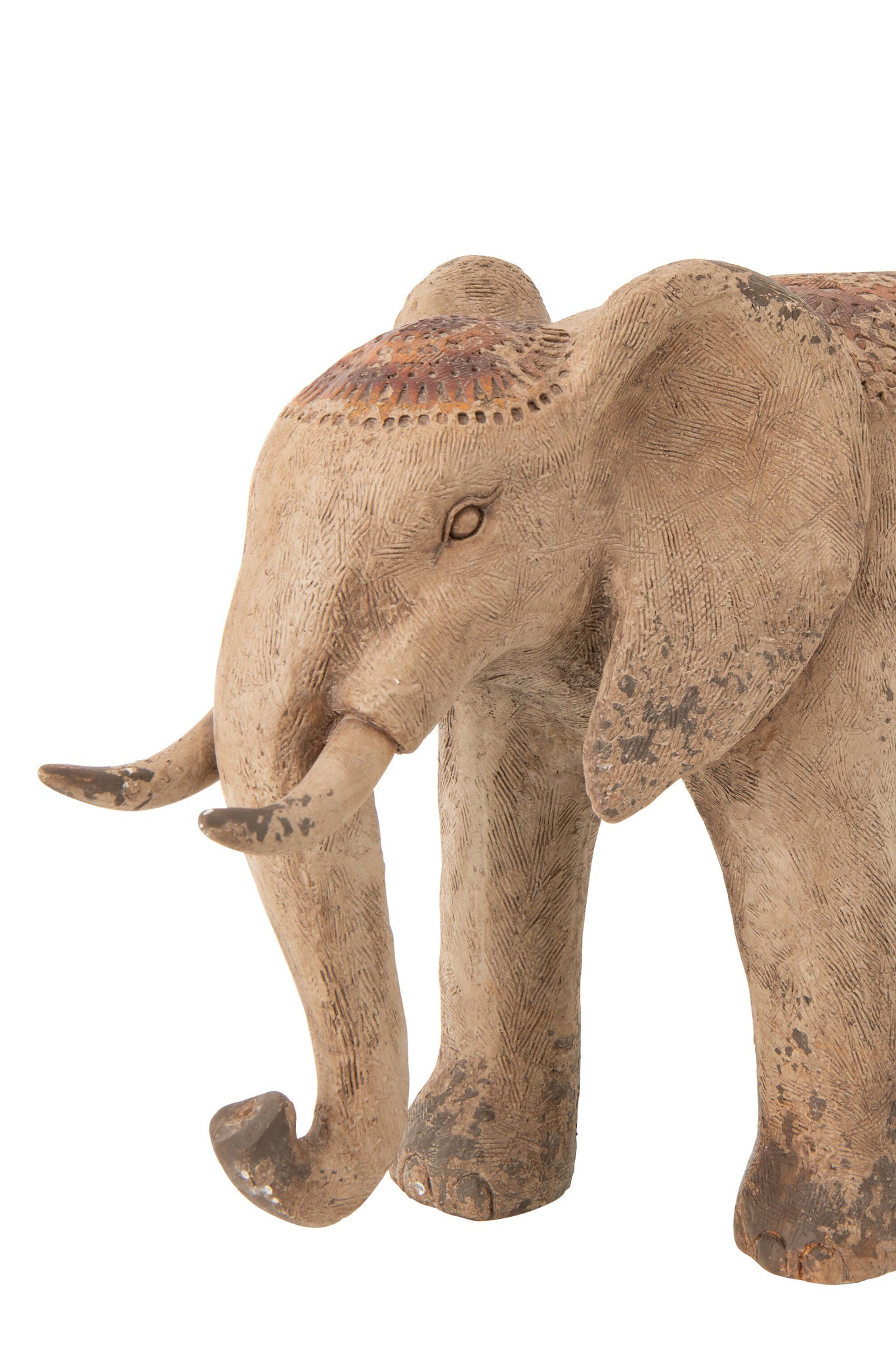 Elephant Antique Outdoor Magnesium Multicolored