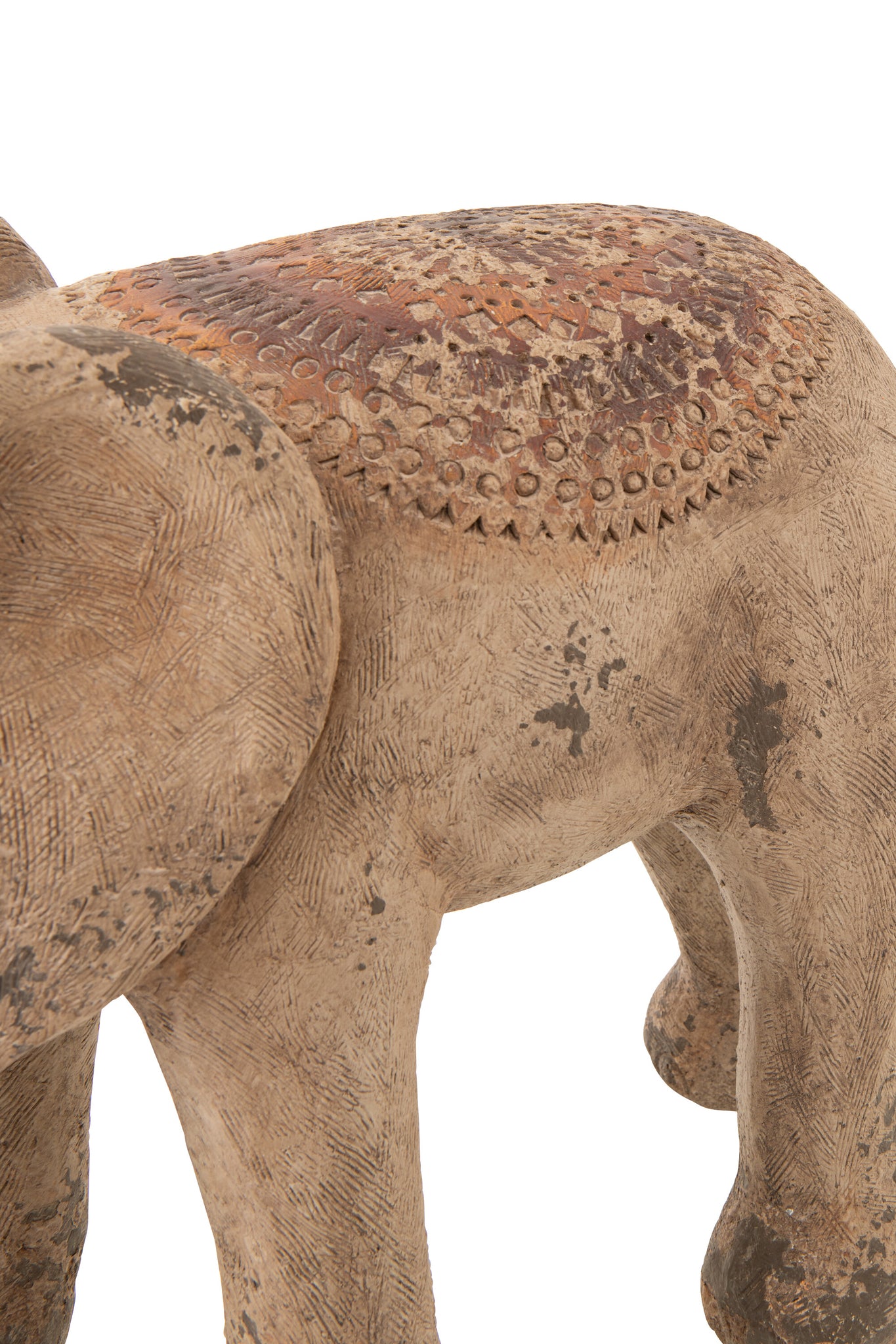 Elephant Antique Outdoor Magnesium Multicolored