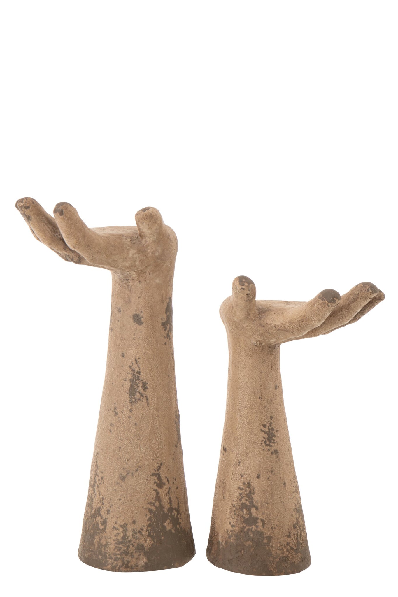 Handen antiek outdoor – magnesium, beige (set van 2)