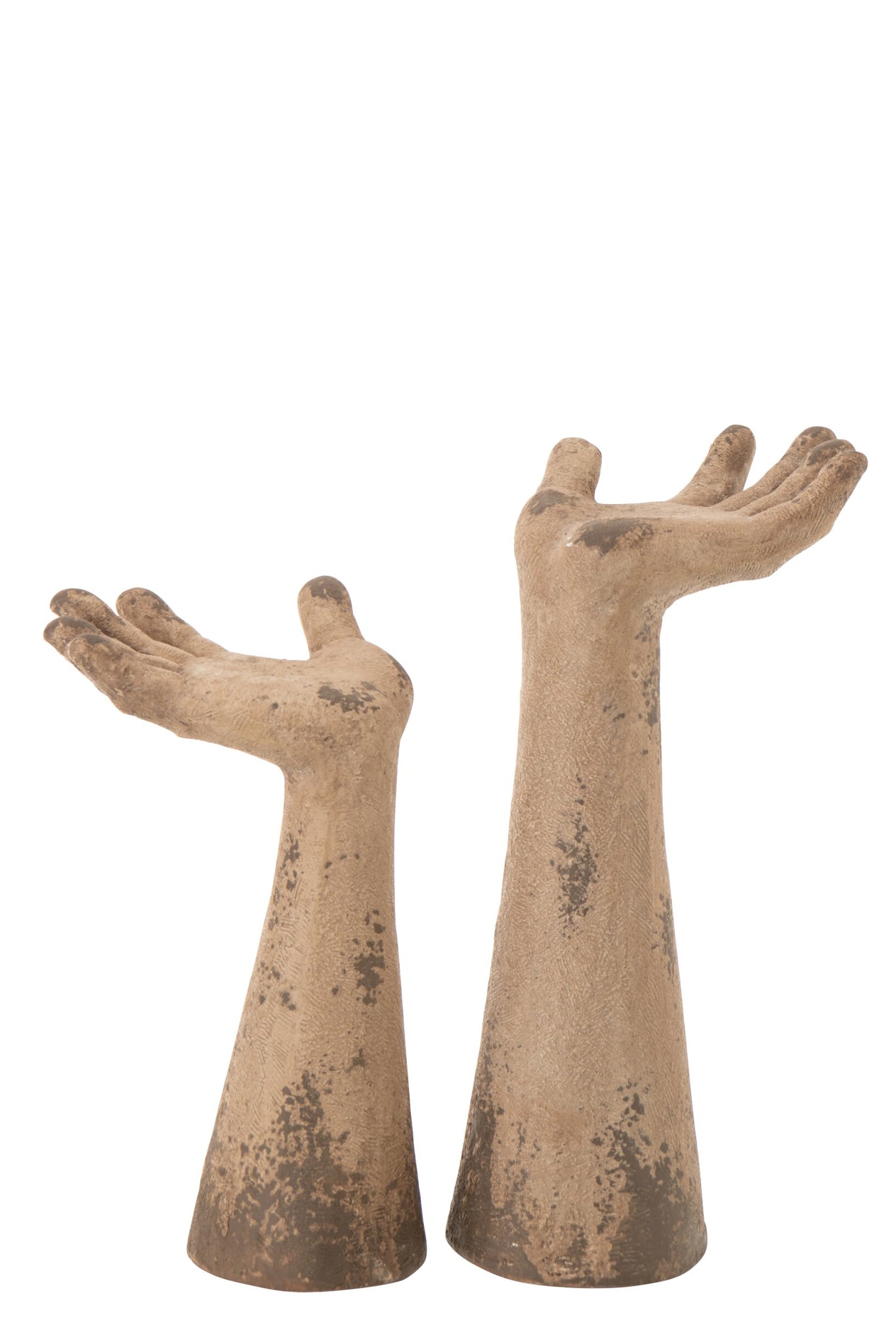 Handen antiek outdoor – magnesium, beige (set van 2)