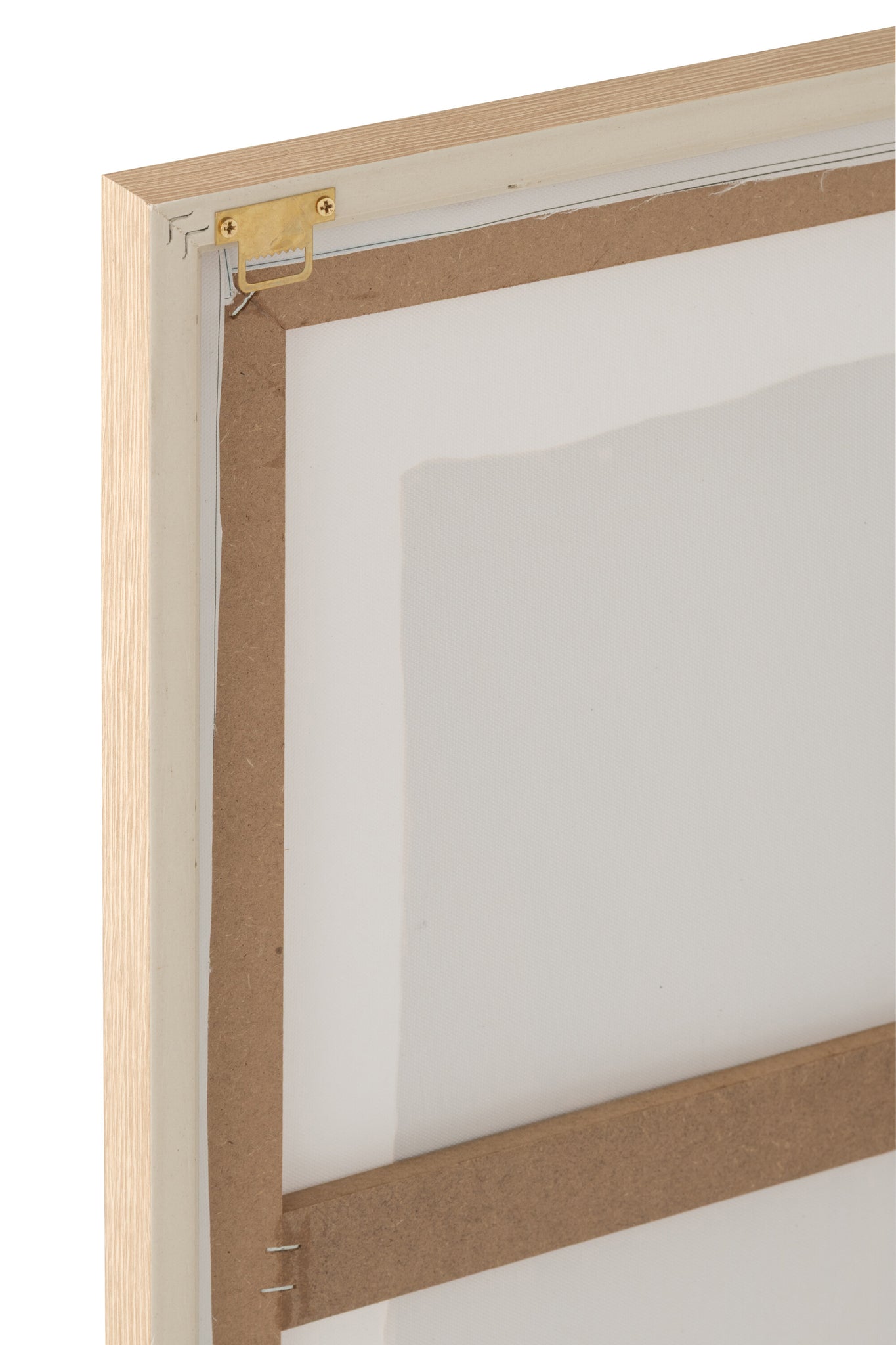 Painting Striped Mdf White/Natural Assortment Of 2