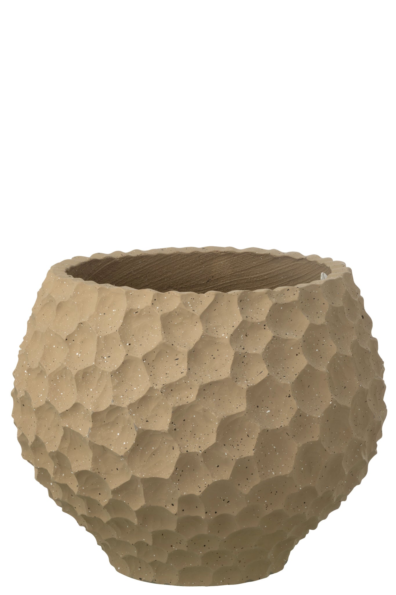 Flowerpot Dents + Outdoor Sand Taupe Medium