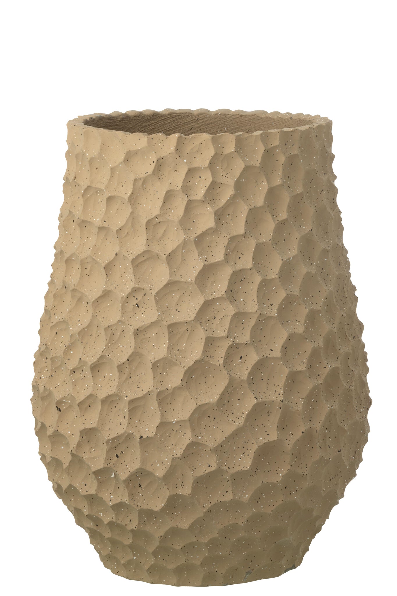 Flowerpot Dents + Outdoor Sand Taupe Large