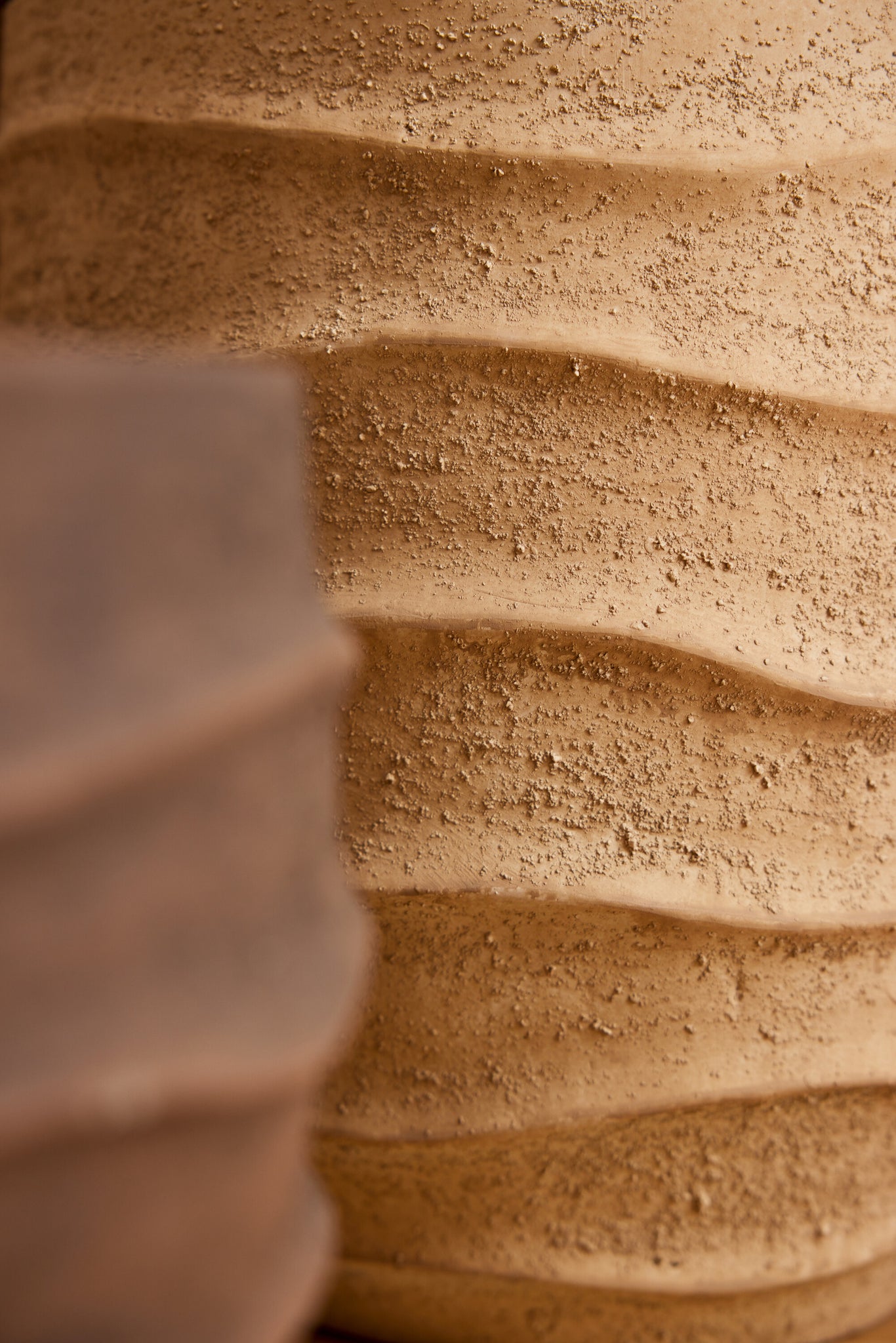 Blumentopf Waves + Outdoor Sand Beige Klein